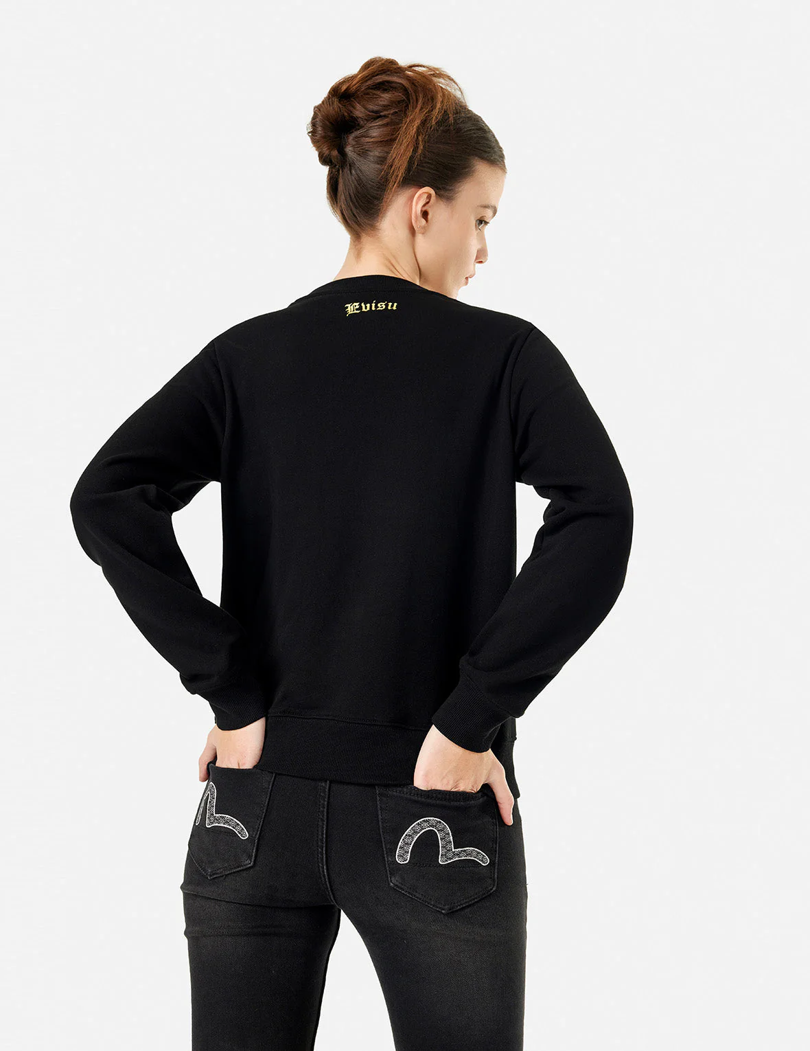 Seagull Brocade Appliqué and Logo Embroidery Regular Fit Sweatshirt - Image 6