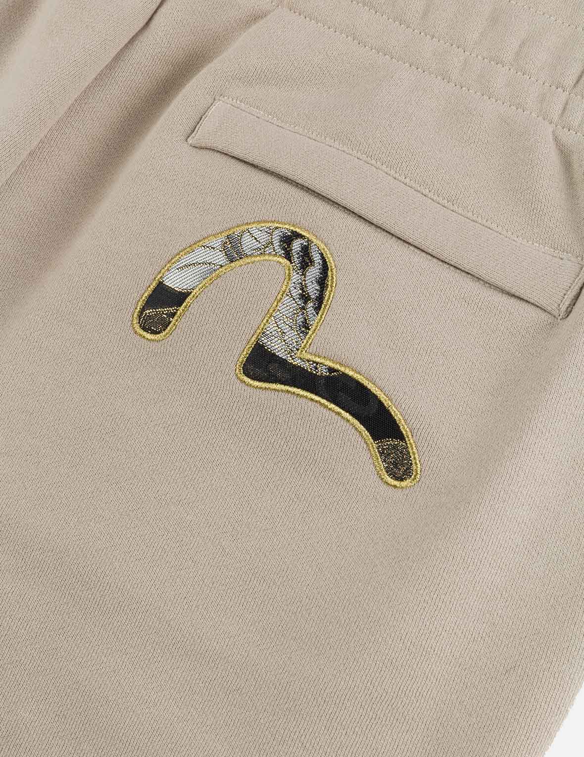 Seagull Brocade Appliqué Gold Thread Logo Regular Fit Sweatpants - Image 13