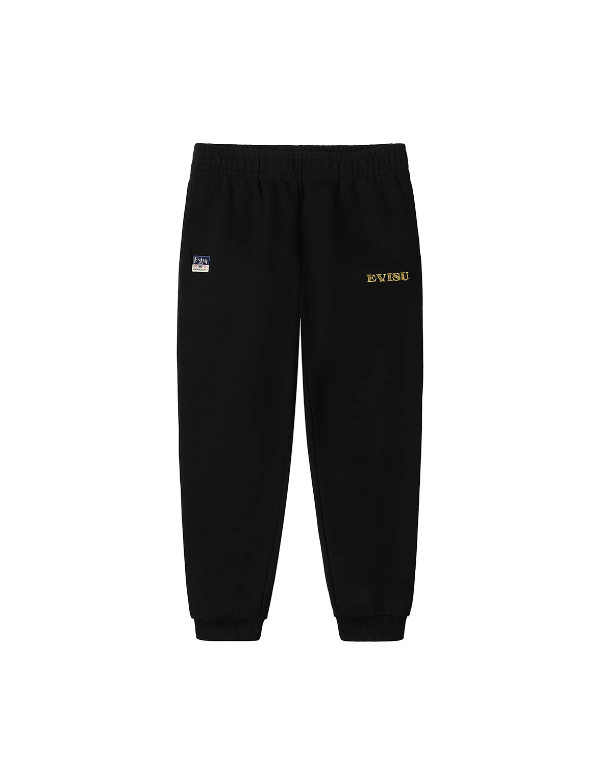 Seagull Brocade Appliqué Gold Thread Logo Regular Fit Sweatpants - Image 4