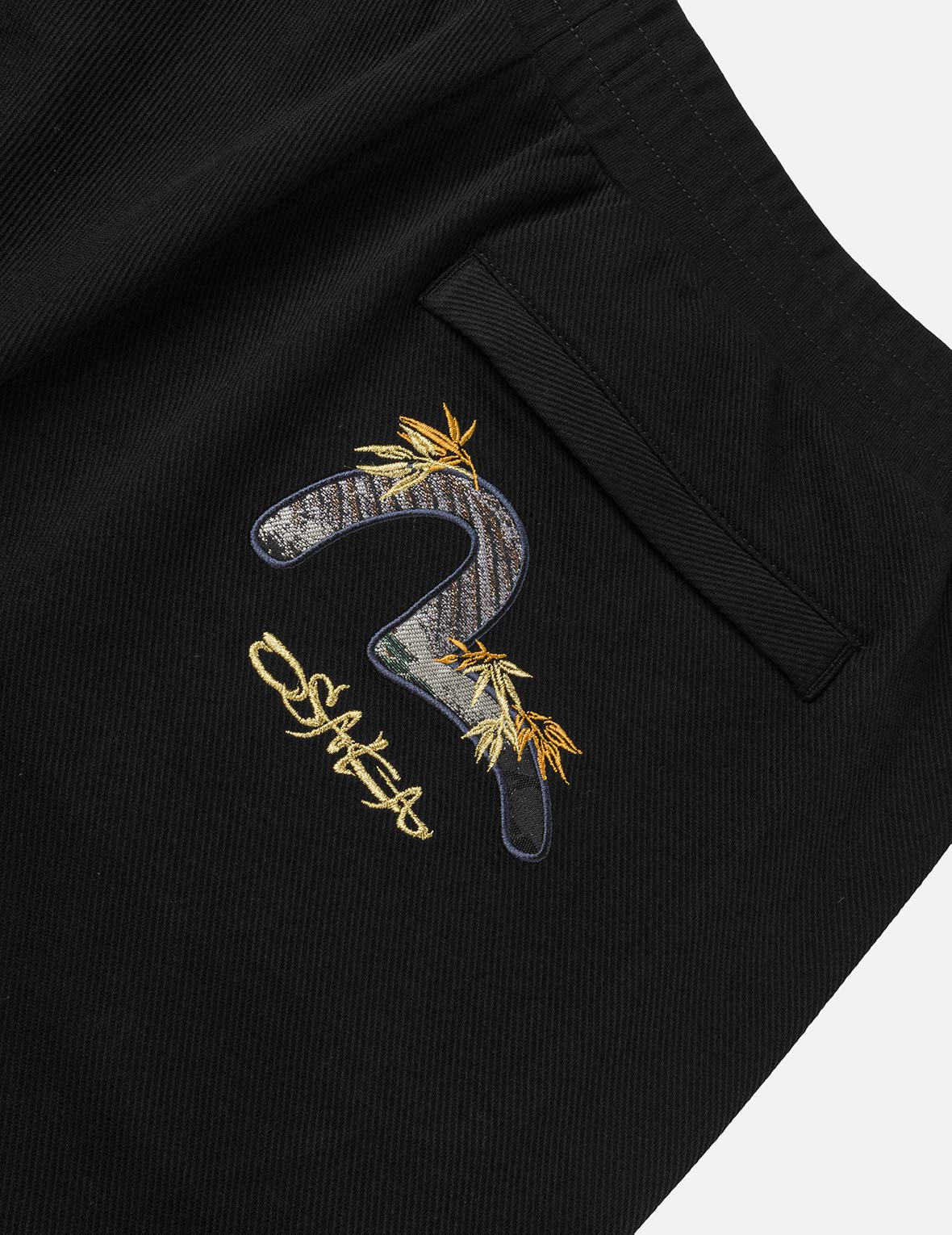 Seagull Brocade Appliqué Sweatpants - Image 5