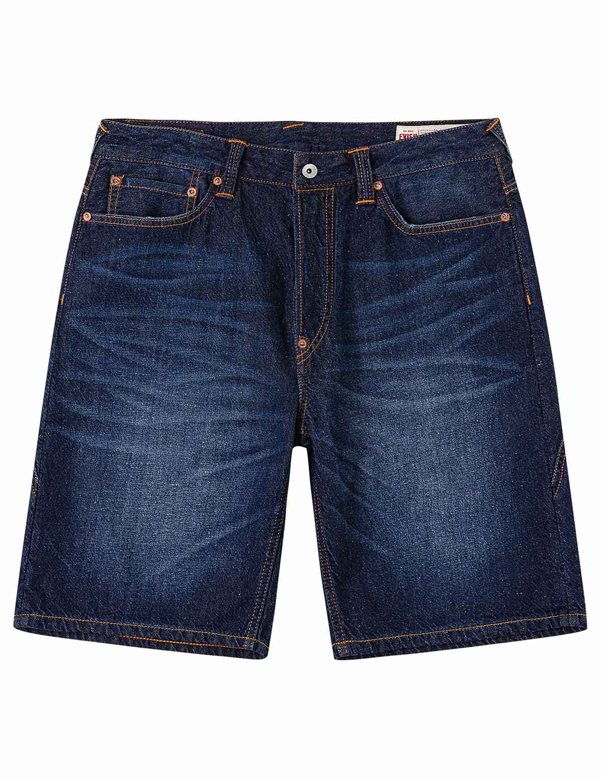 Seagull Brushstroke Denim Shorts - Image 2