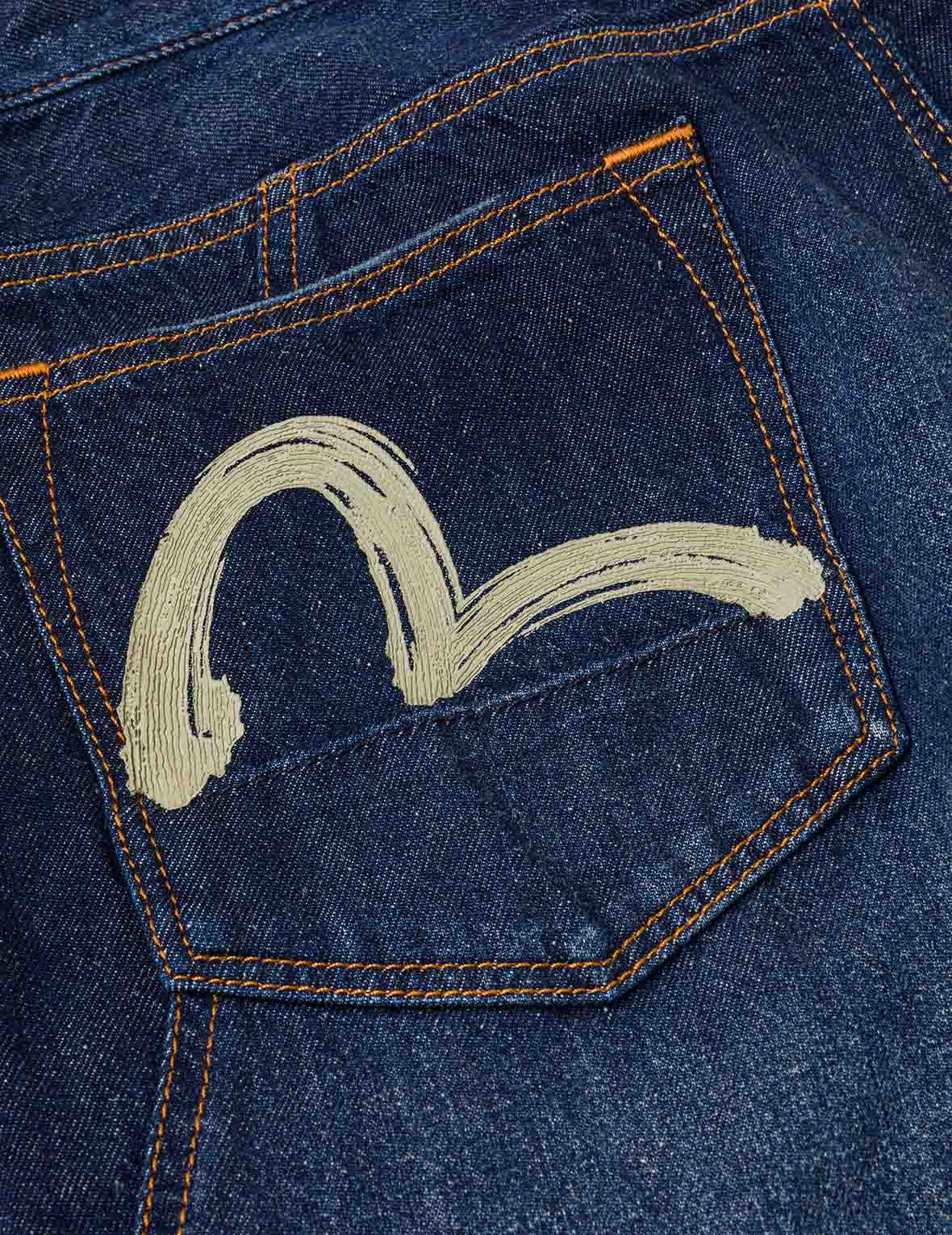 Seagull Brushstroke Denim Shorts - Image 7