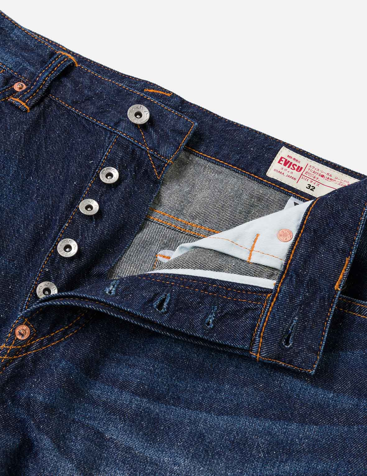 Seagull Brushstroke Denim Shorts - Image 9