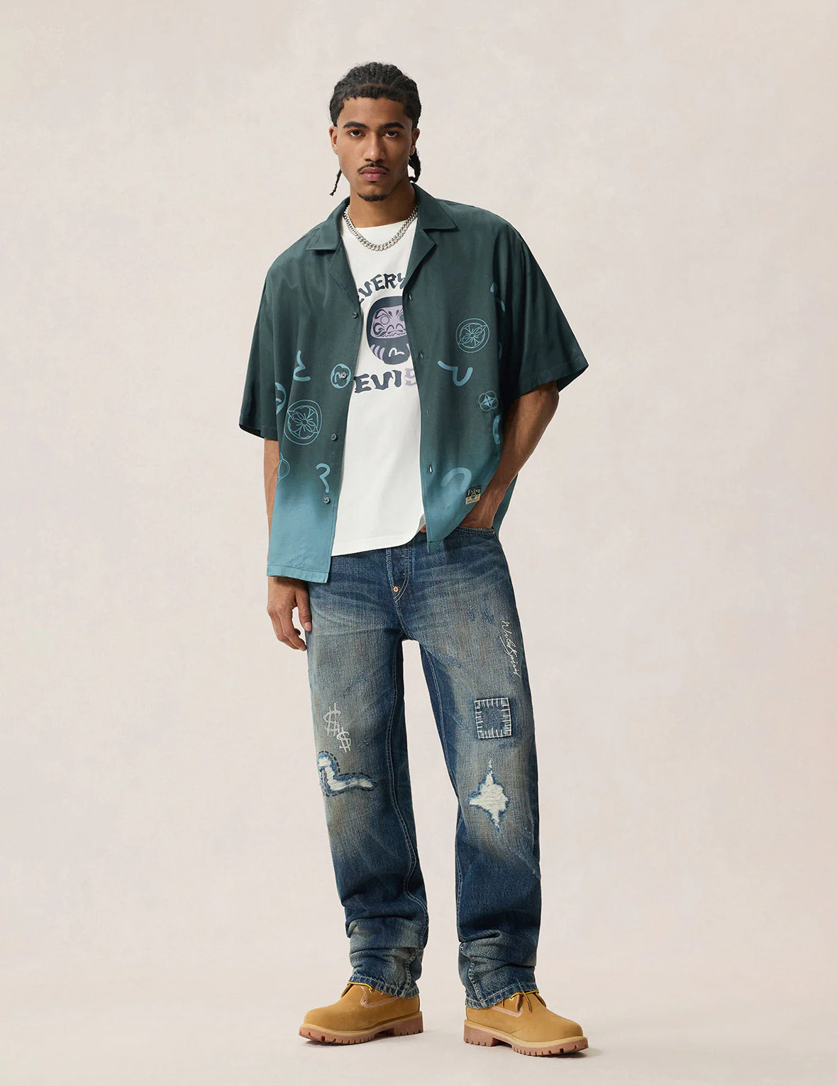 Dip-Dye Monogram Shirt - Image 8