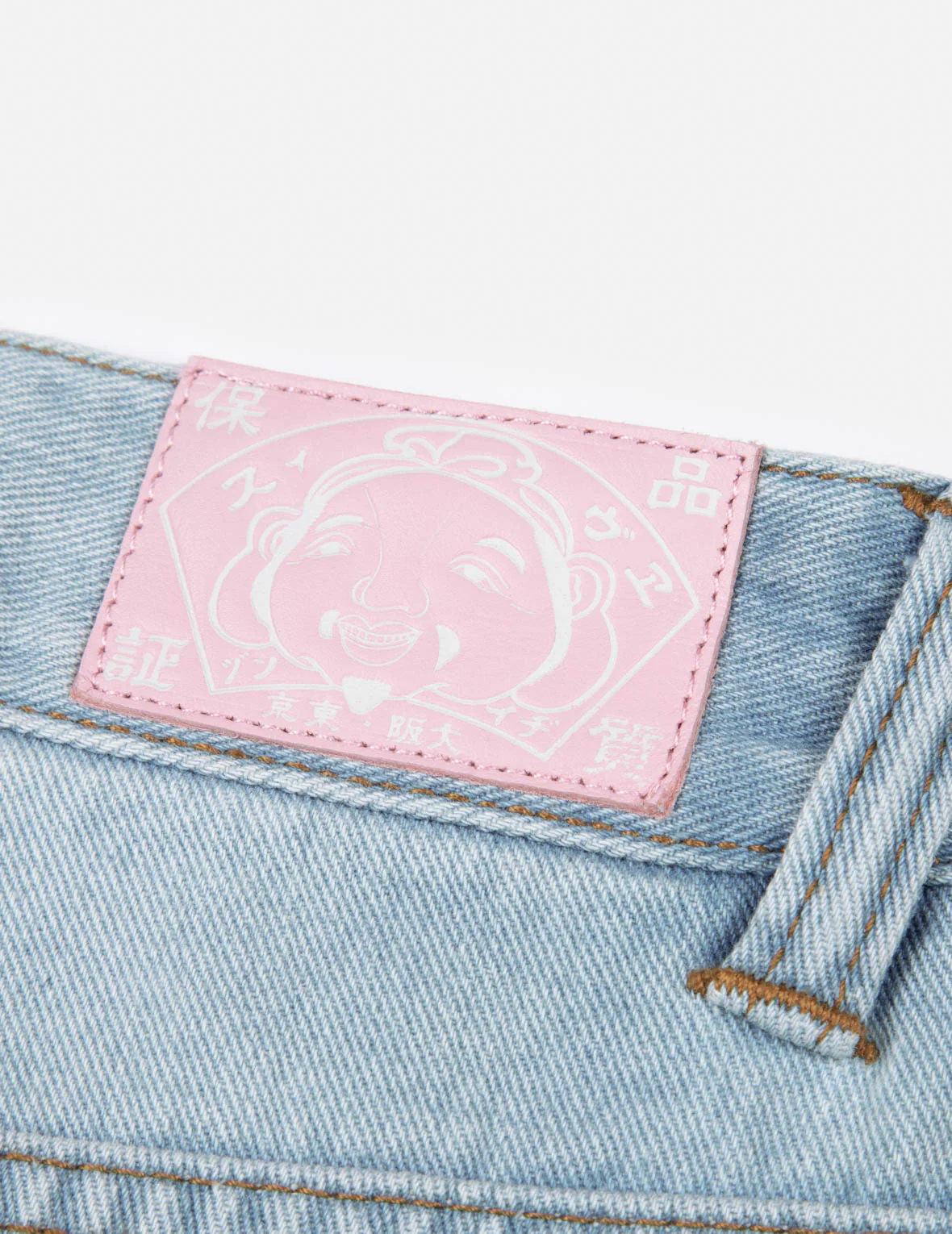 Seagull Embossed Baggy Jeans - Image 10