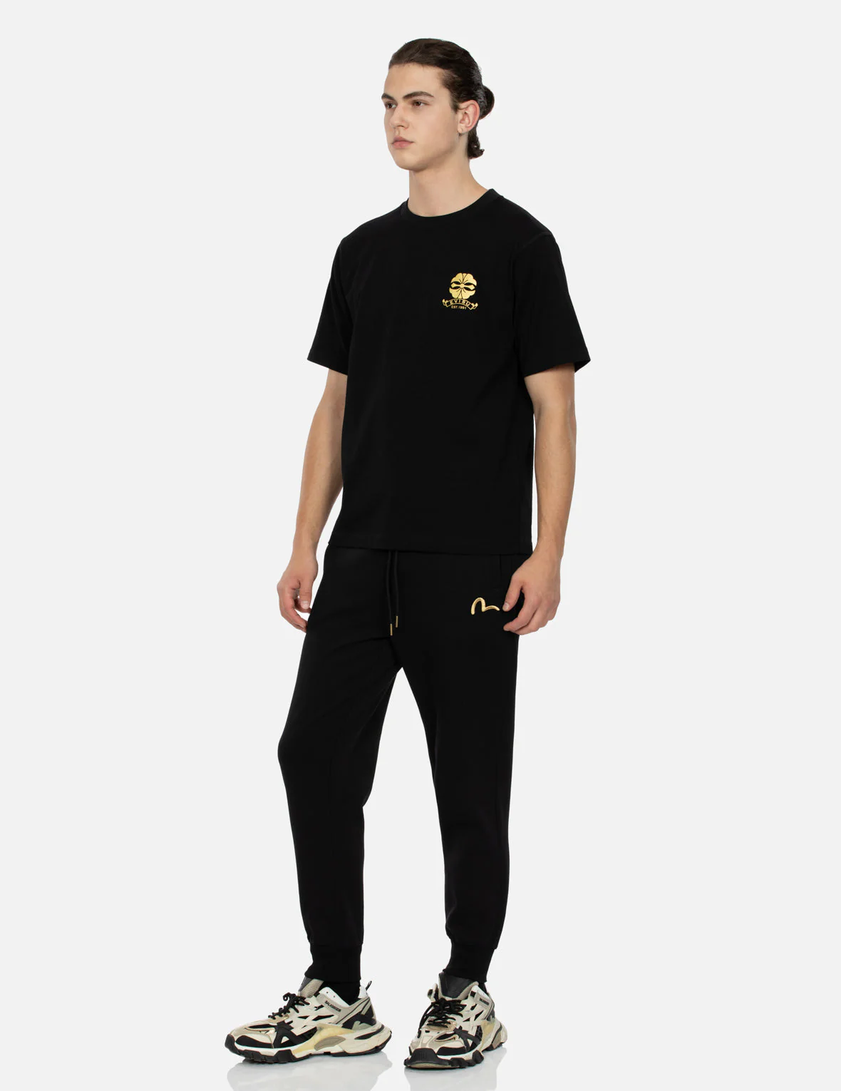 Seagull Embrodiery and Logo Brocade Appliqué Regular Fit Sweatpants - Image 4