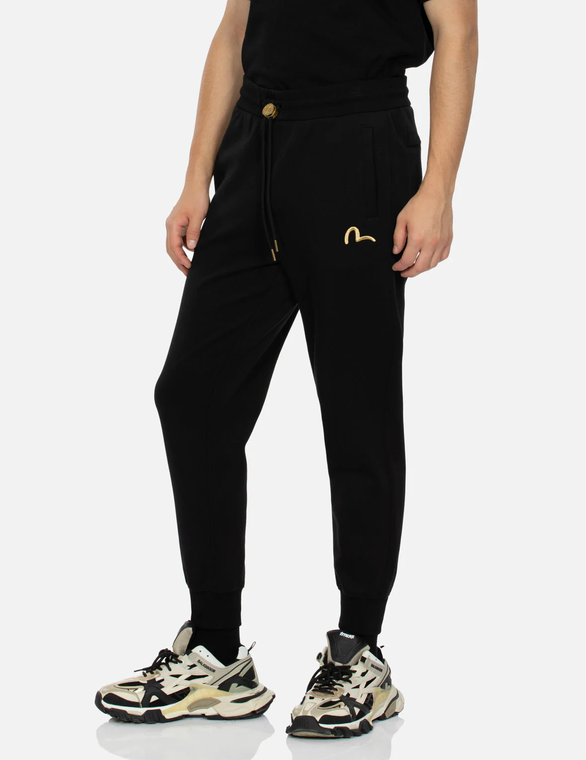Seagull Embrodiery and Logo Brocade Appliqué Regular Fit Sweatpants - Image 8
