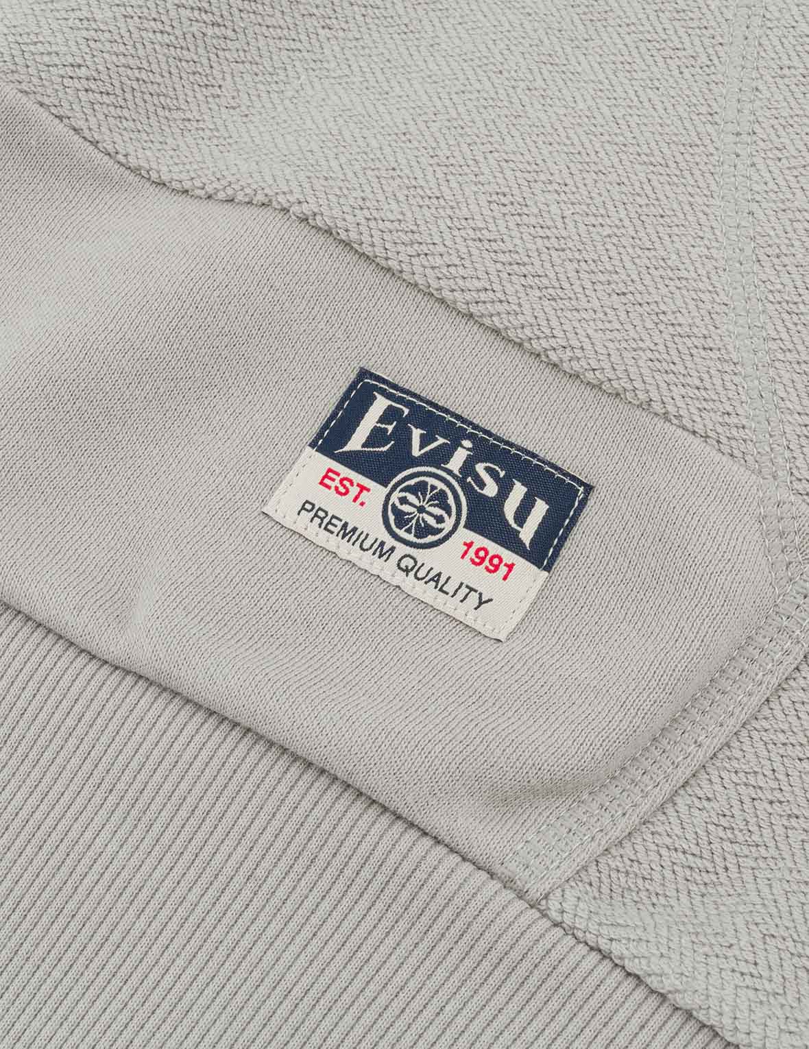 Seagull Embroidery and Fabric Blocking Relax Fit Hoodie - Image 9