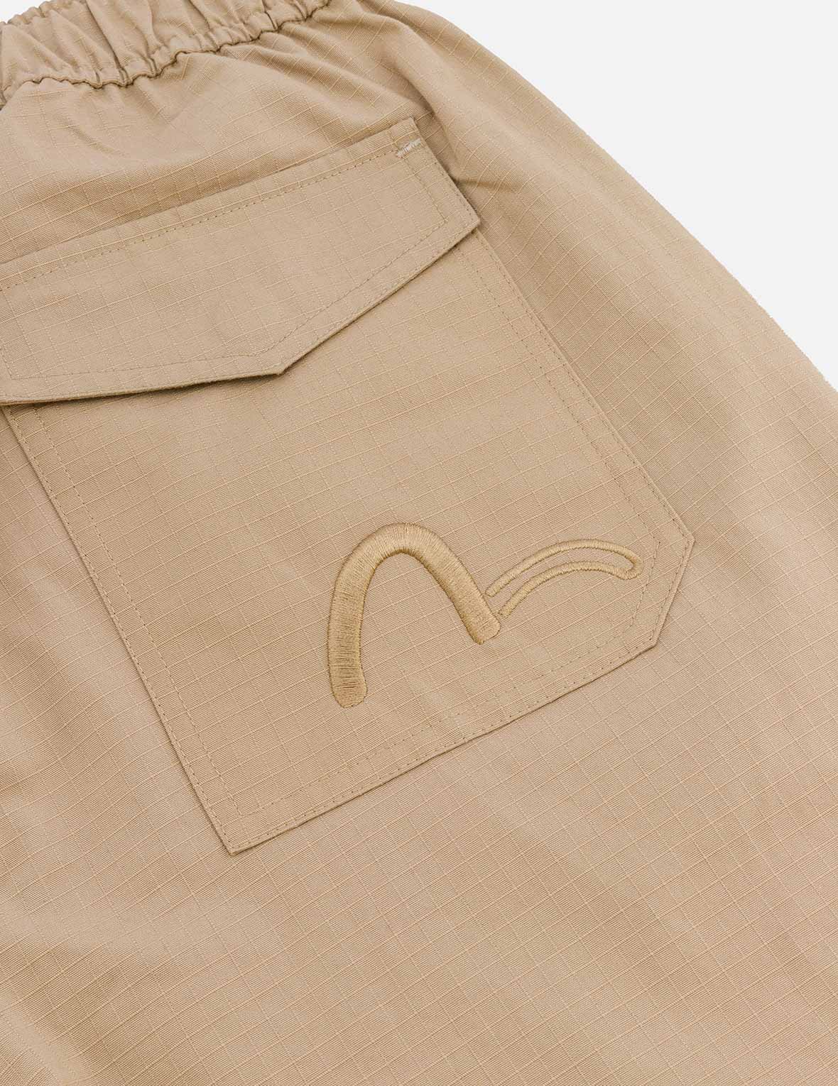Seagull Embroidery and Logo Print Loose Fit Joggers - Image 11