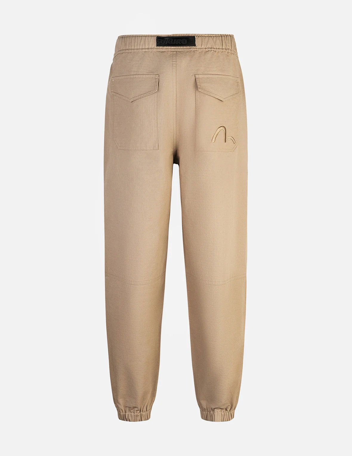 Seagull Embroidery and Logo Print Loose Fit Joggers - Image 6