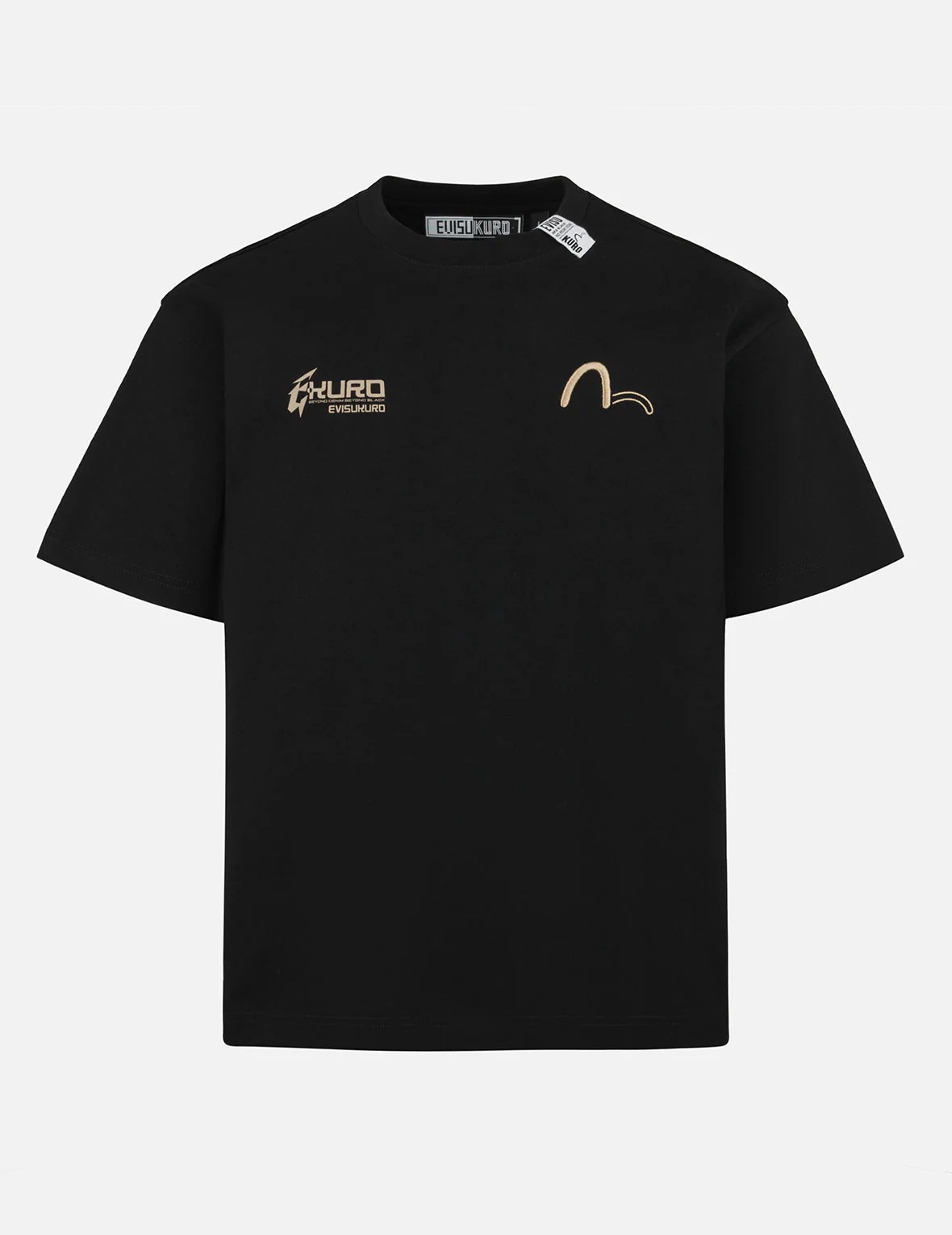 Seagull Embroidery and Logo Print Regular Fit T-shirt - Image 2