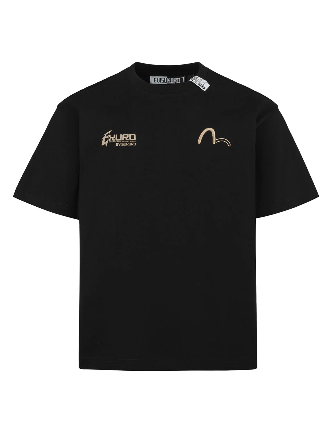Seagull Embroidery and Logo Print Regular Fit T-shirt - Image 21