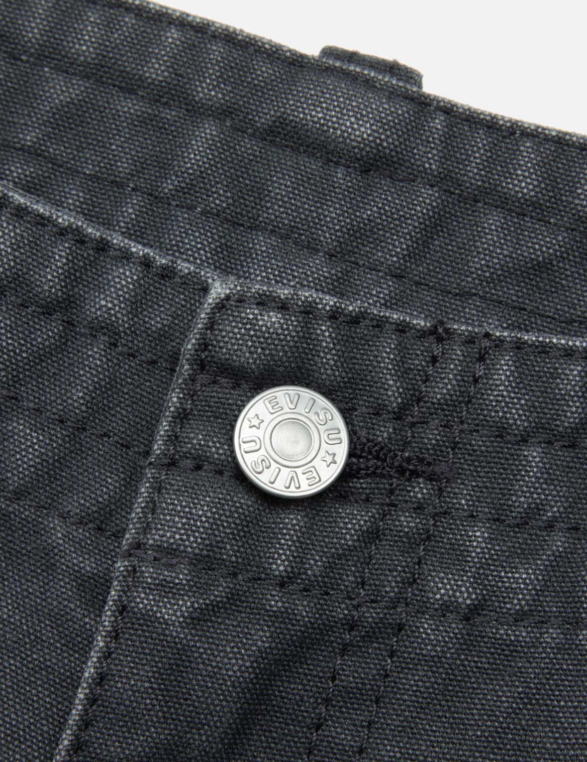 Seagull Embroidery and Logo Print Relax Fit Washed Pants - Image 25