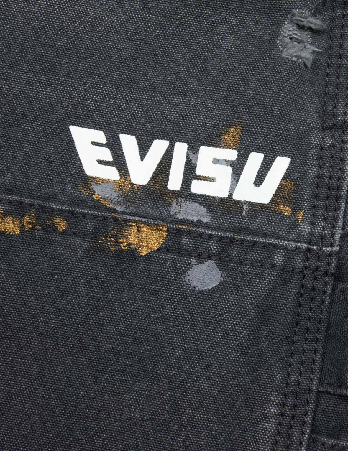 Seagull Embroidery and Logo Print Relax Fit Washed Pants - Image 26