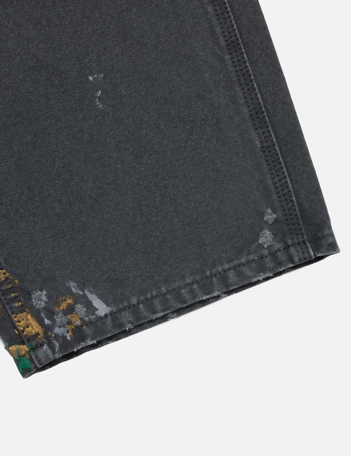 Seagull Embroidery and Logo Print Relax Fit Washed Pants - Image 27