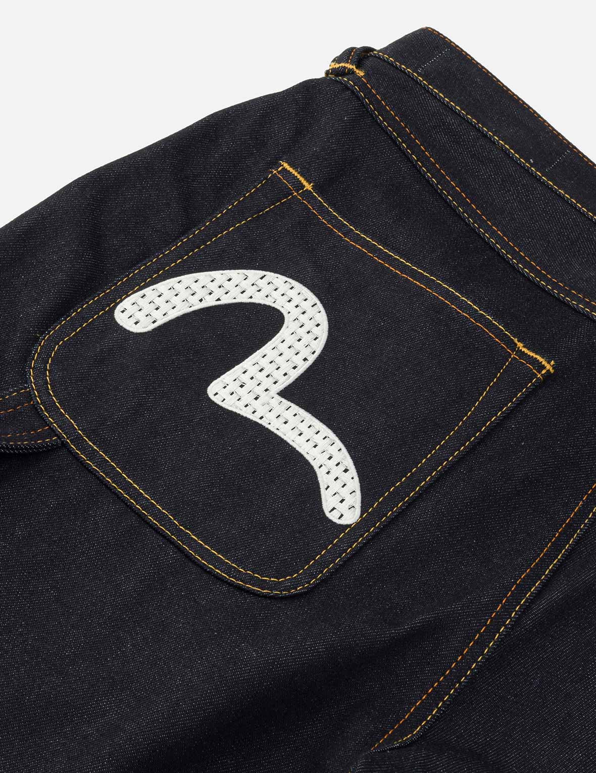Seagull Embroidery and Slogan Print Regular Fit Denim Shorts - Image 6