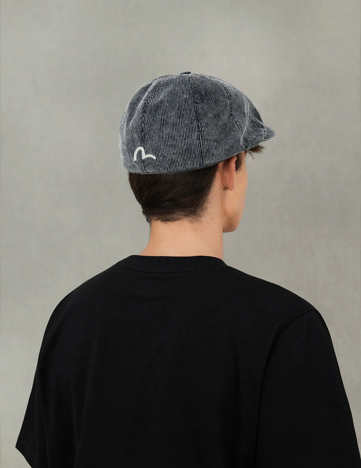 Seagull Embroidery Corduroy Hunting Cap - Image 6