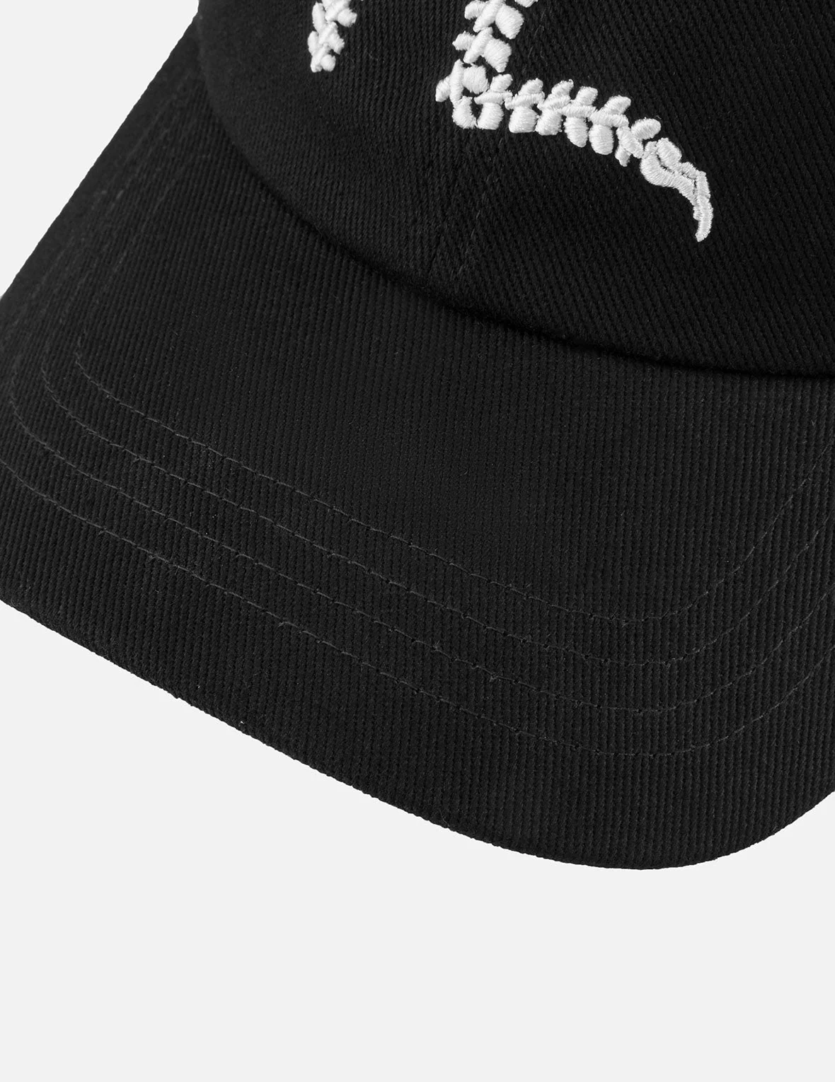 Seagull Embroidery Denim Cap - Image 15