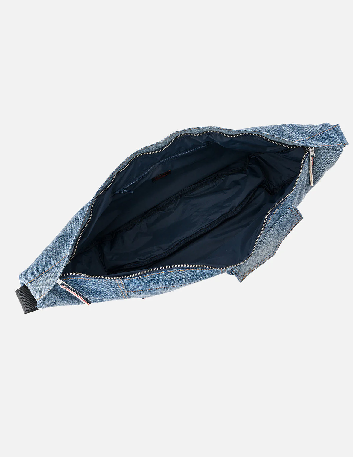 Seagull Embroidery Denim Crossbody Bag - Image 11