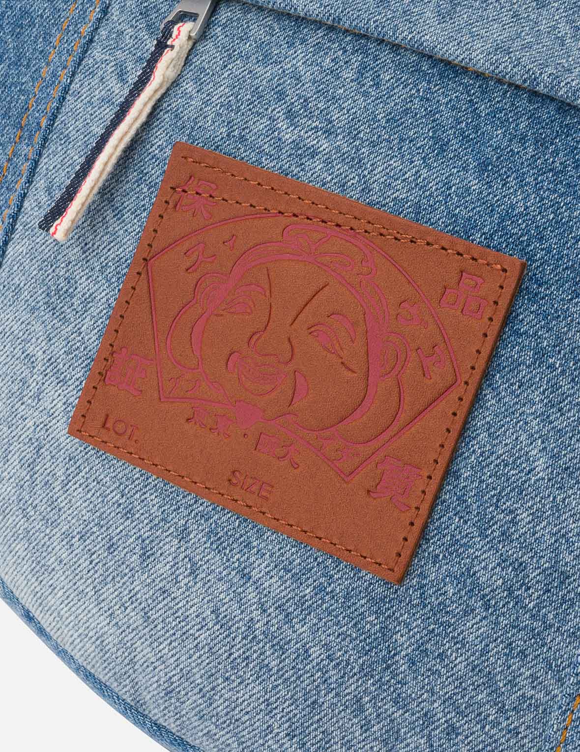 Seagull Embroidery Denim Crossbody Bag - Image 7