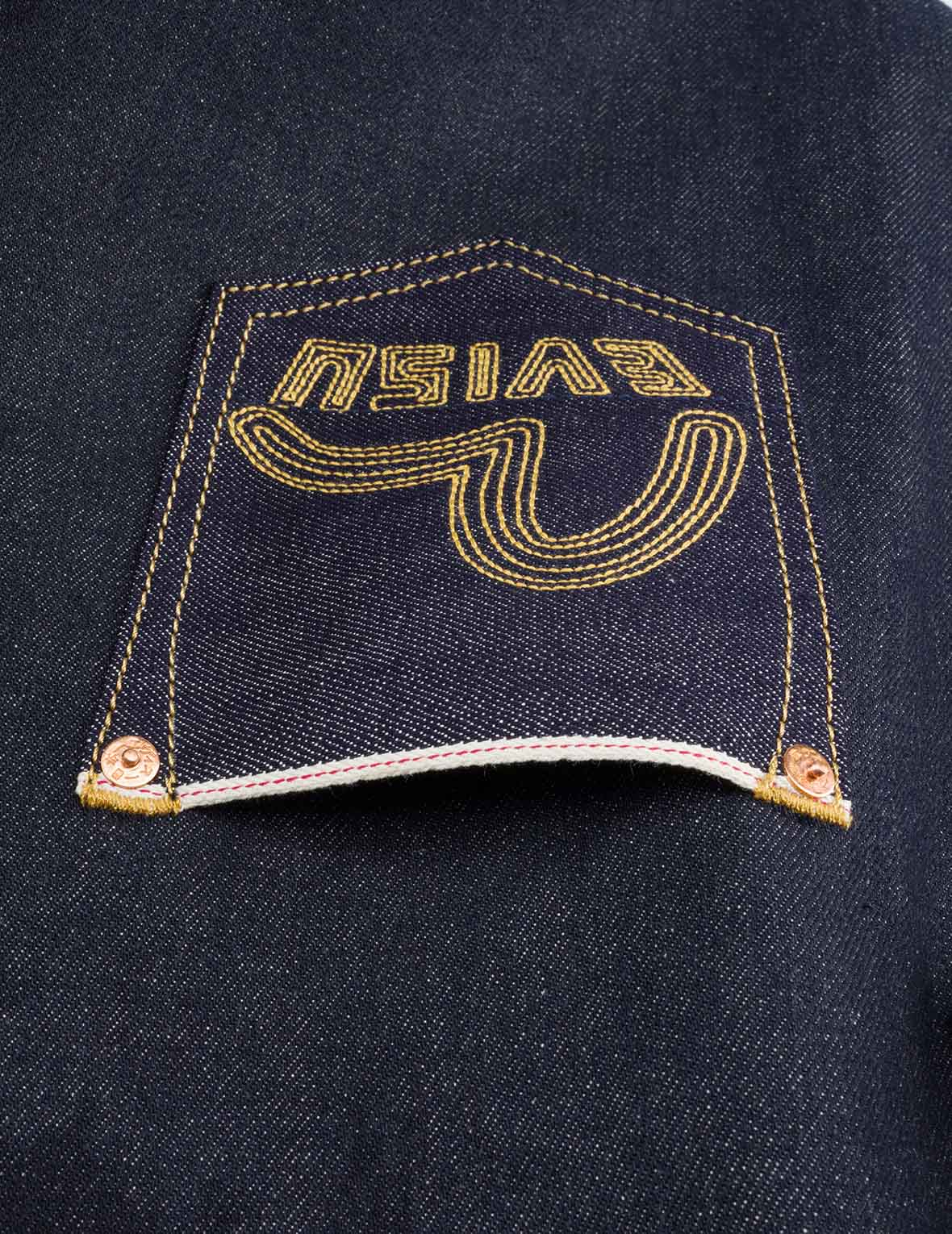 Seagull Embroidery Denim Tote Bag - Image 8