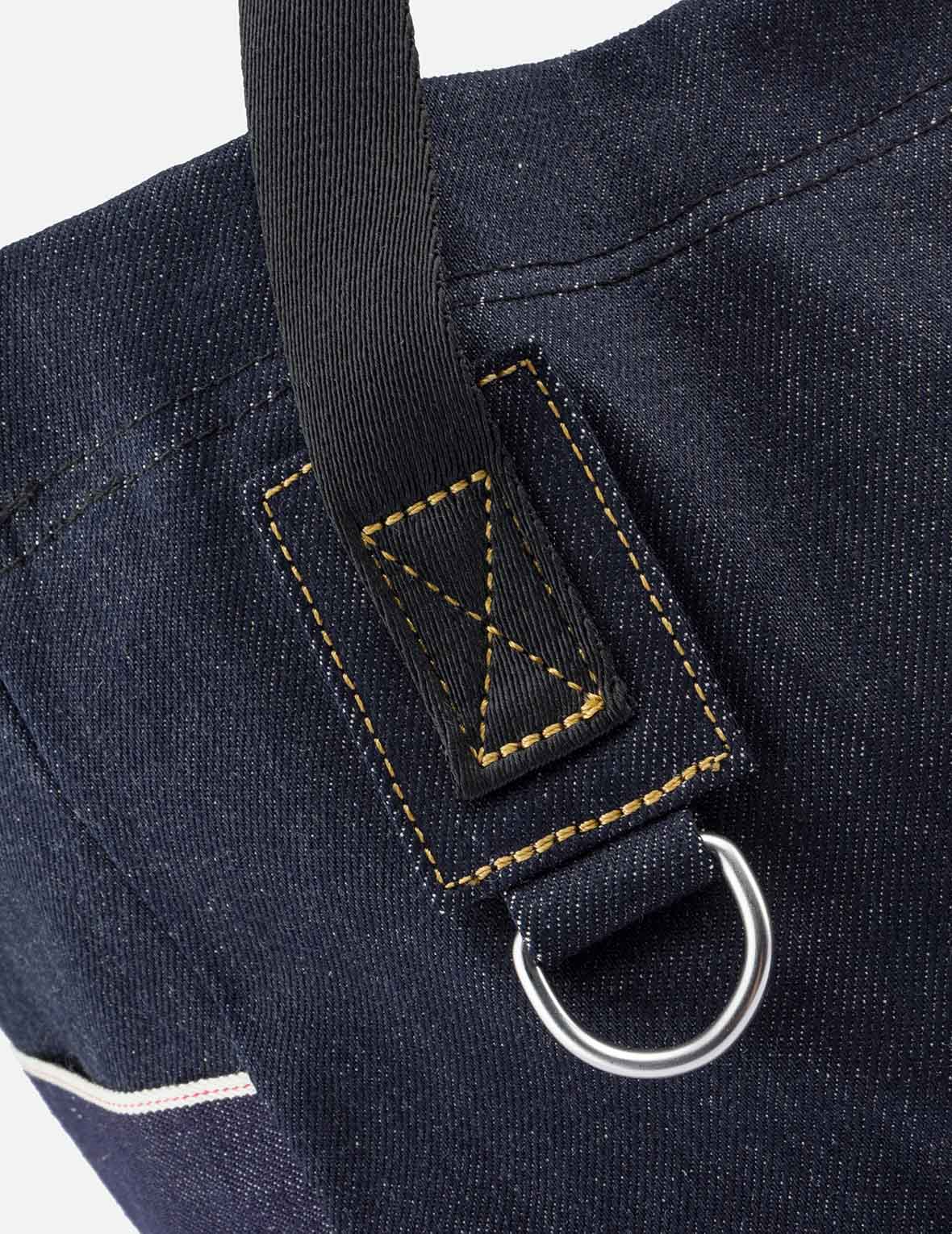 Seagull Embroidery Denim Tote Bag - Image 9