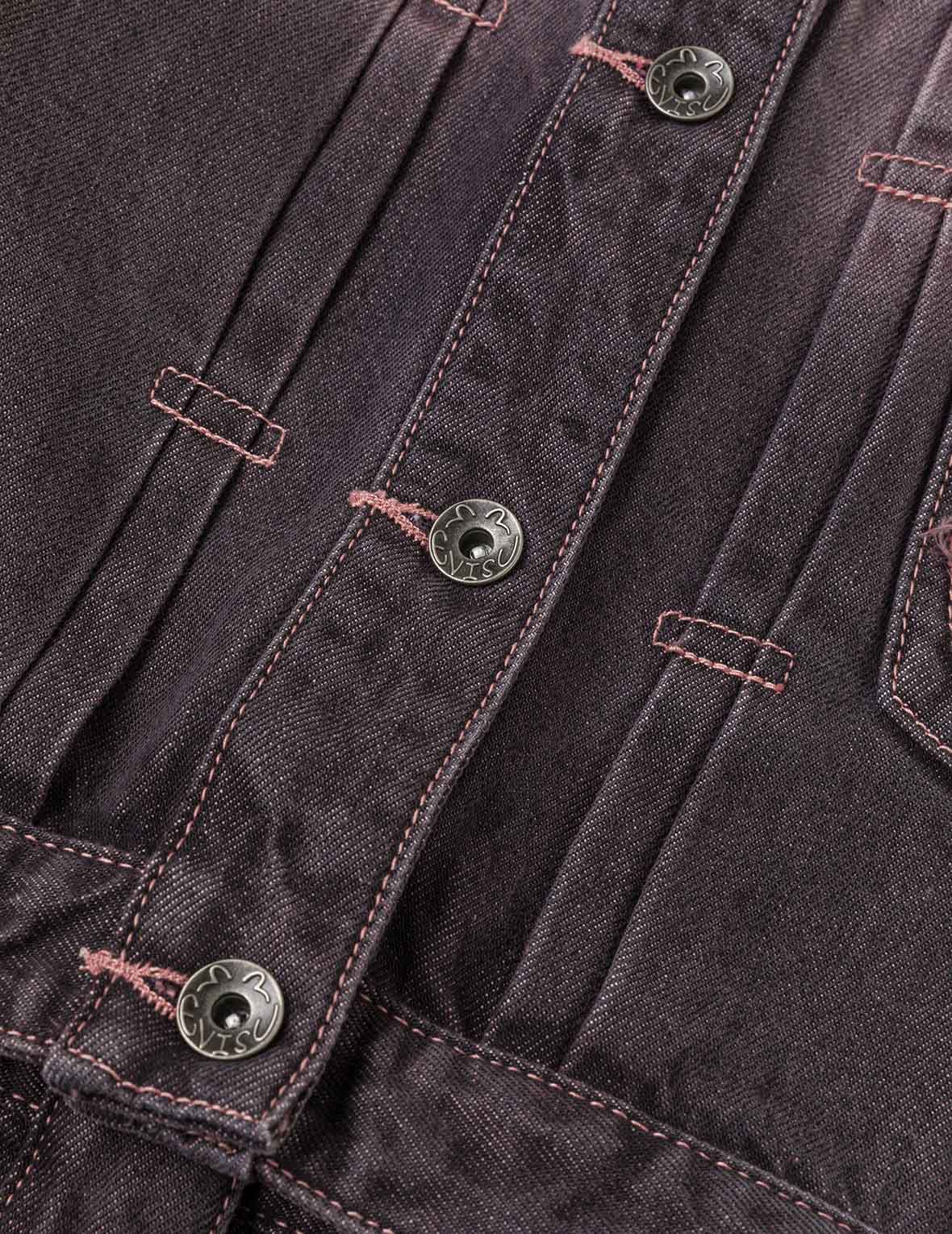 Embroidery Two Way Denim Jacket - Image 13