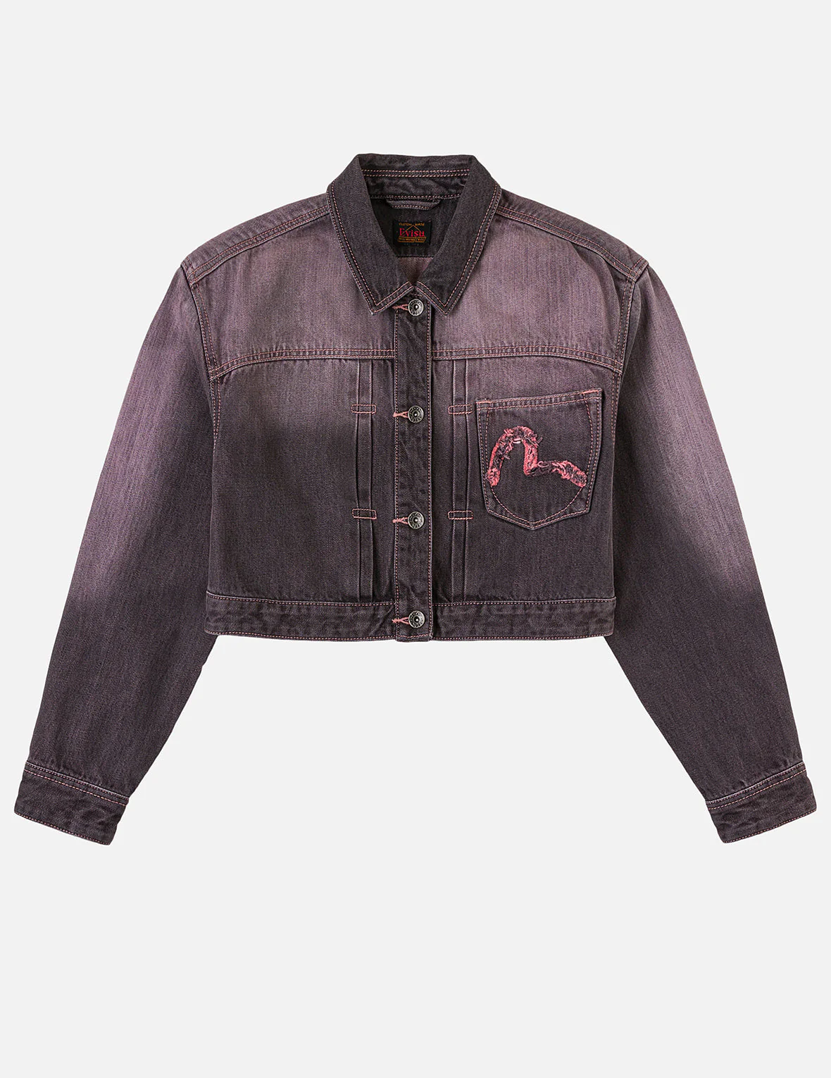 Embroidery Two Way Denim Jacket - Image 5