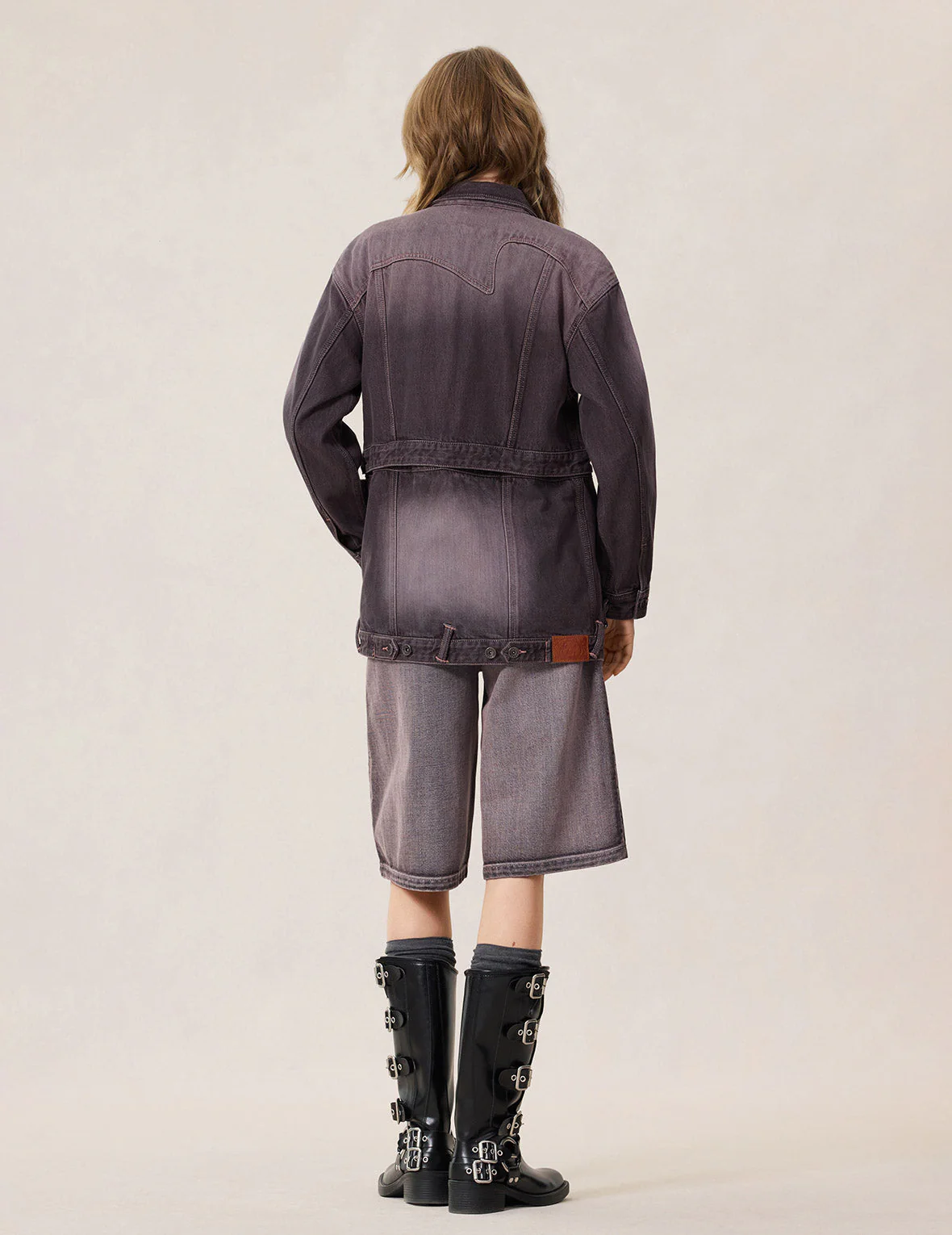 Embroidery Two Way Denim Jacket - Image 8