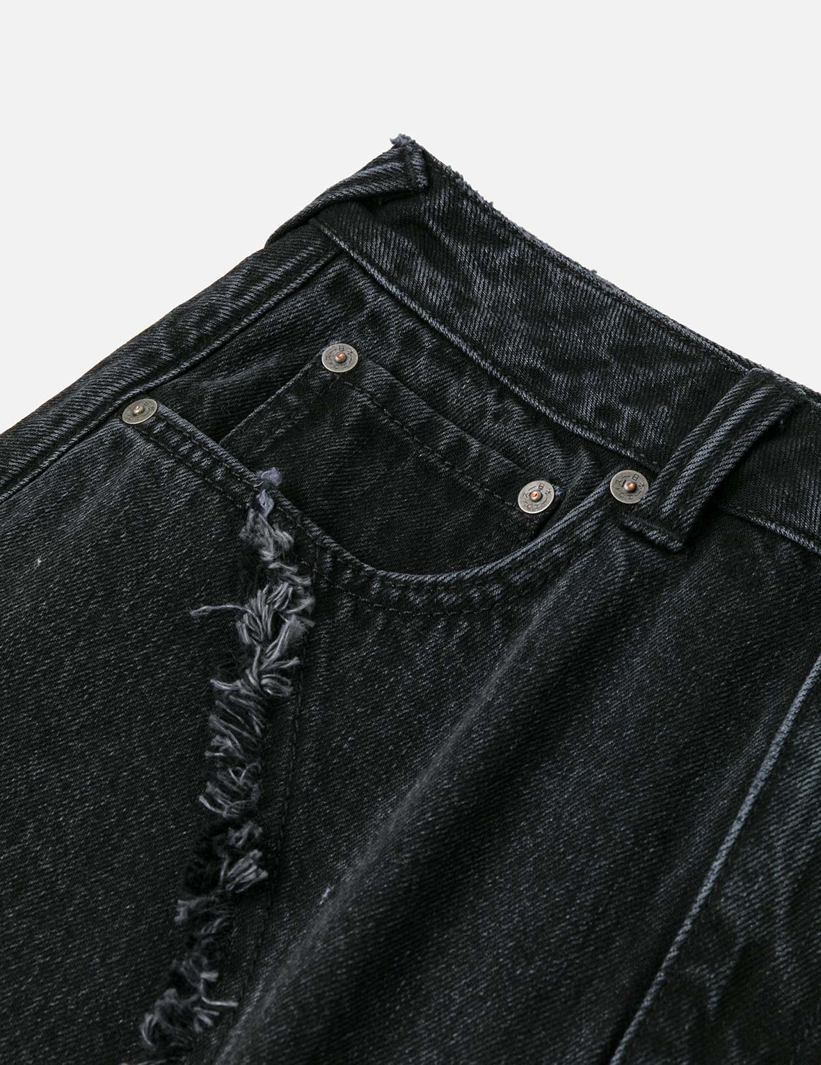 Seagull Embroidery Distressed Fashion Fit Denim Skirt - Image 12