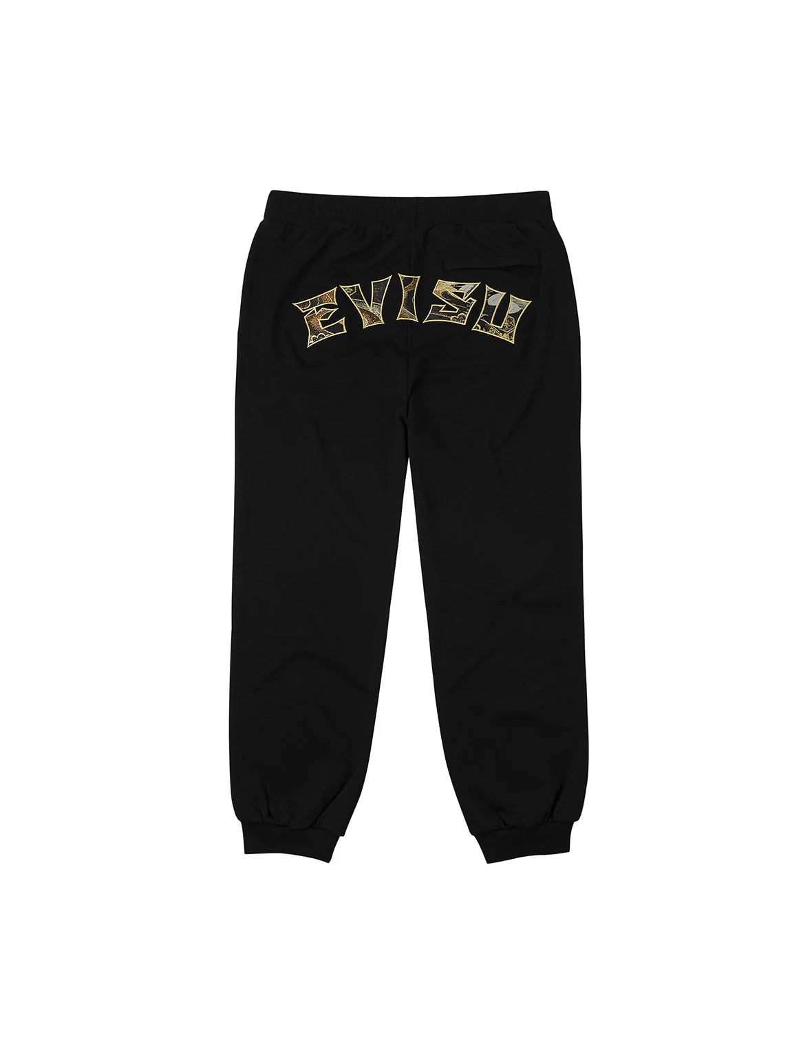 Seagull Embroidery EVISU Brocade Appliqué Straight Fit Sweatpants - Image 15