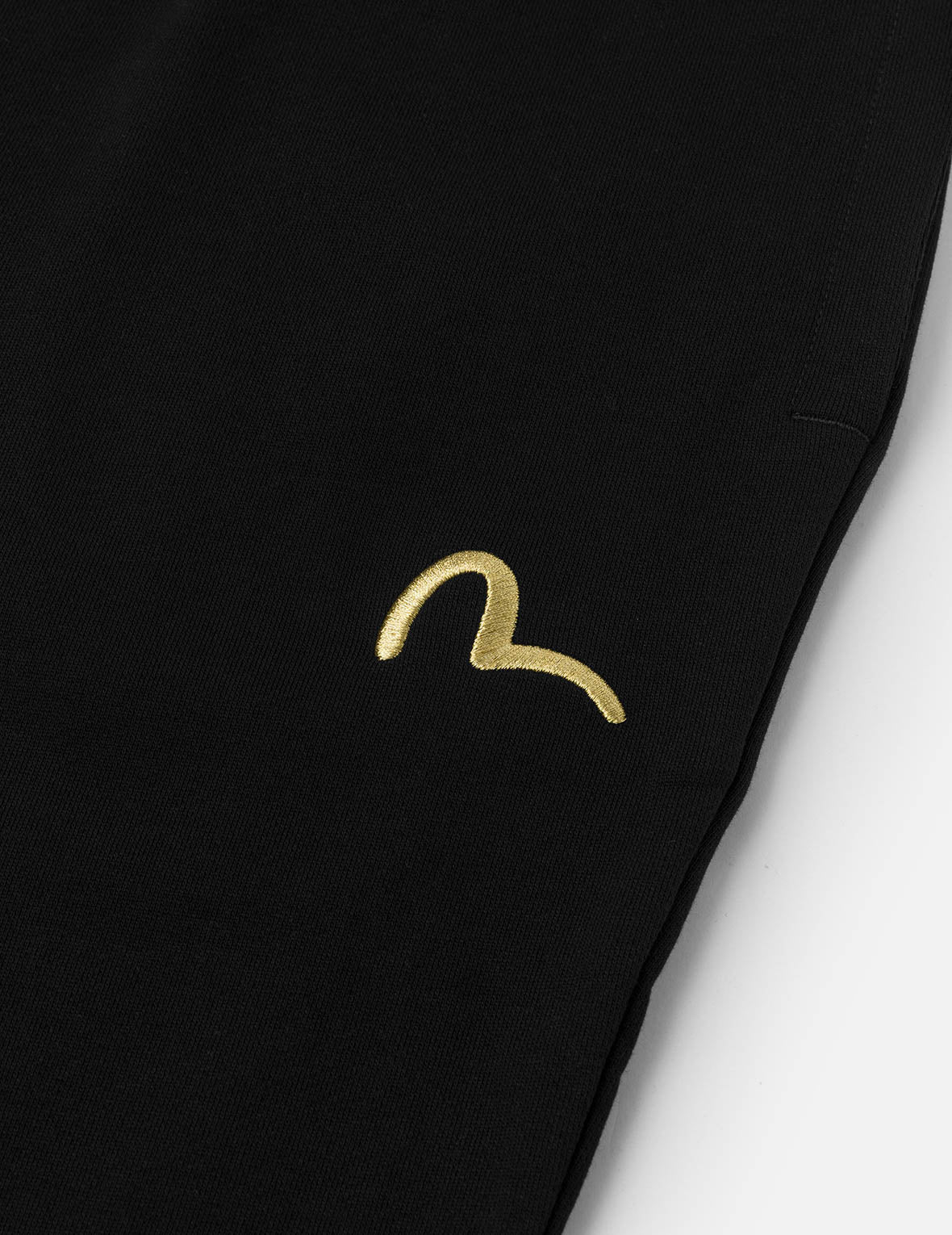 Seagull Embroidery EVISU Brocade Appliqué Straight Fit Sweatpants - Image 9