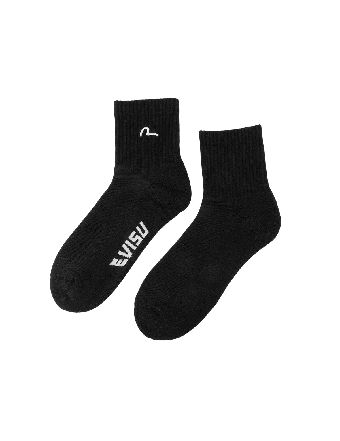 Seagull Embroidery Mid Socks - Image 2