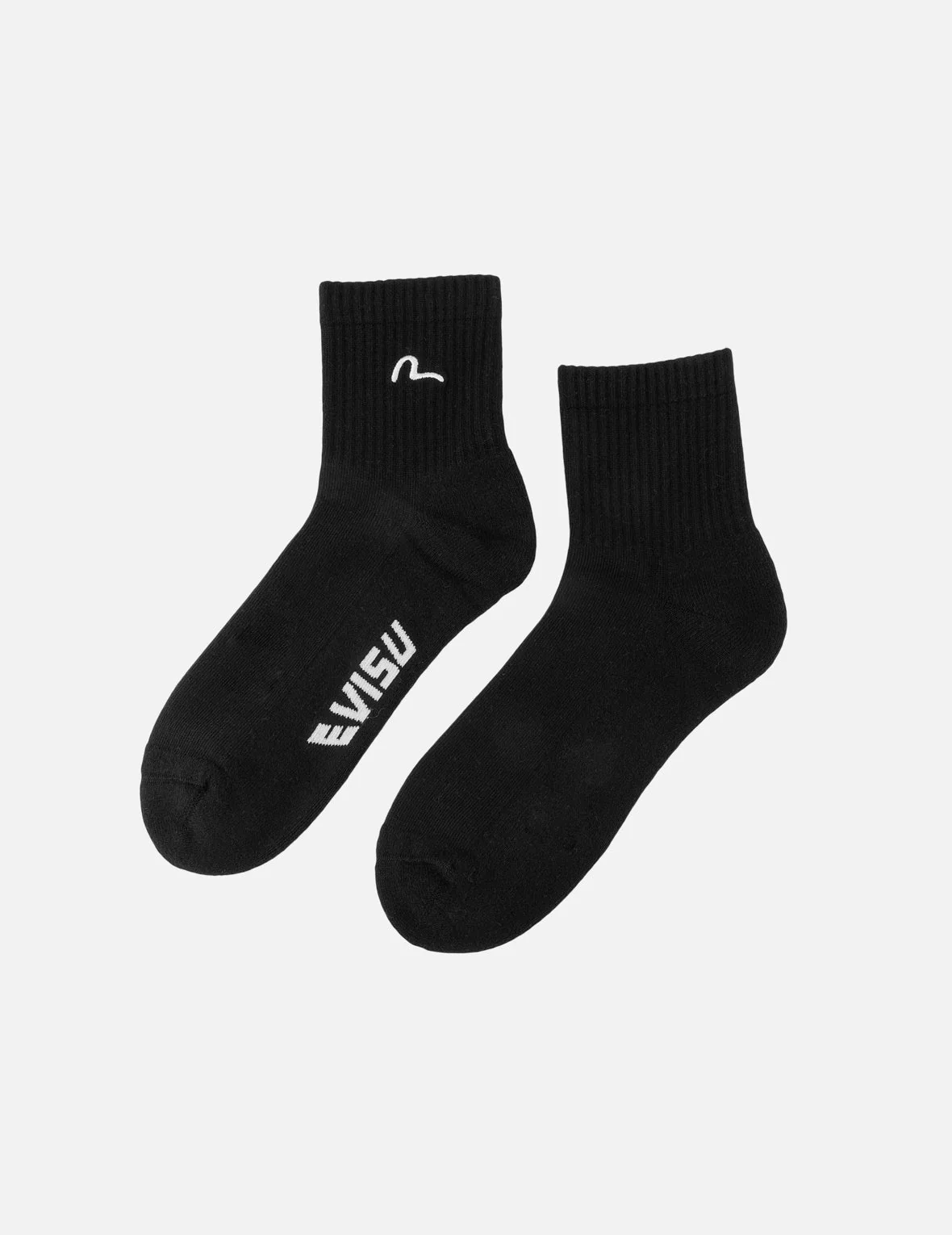 Seagull Embroidery Mid Socks - Image 4