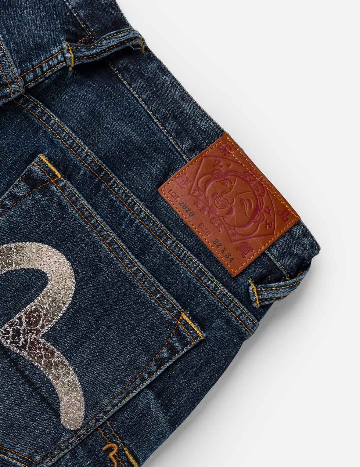 Seagull Embroidery Multi-pockets Jeans #2020 - Image 12
