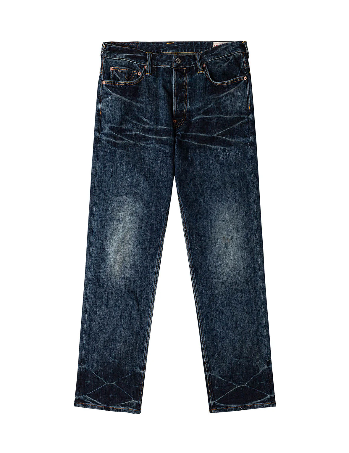 Seagull Embroidery Multi-pockets Jeans #2020 - Image 2