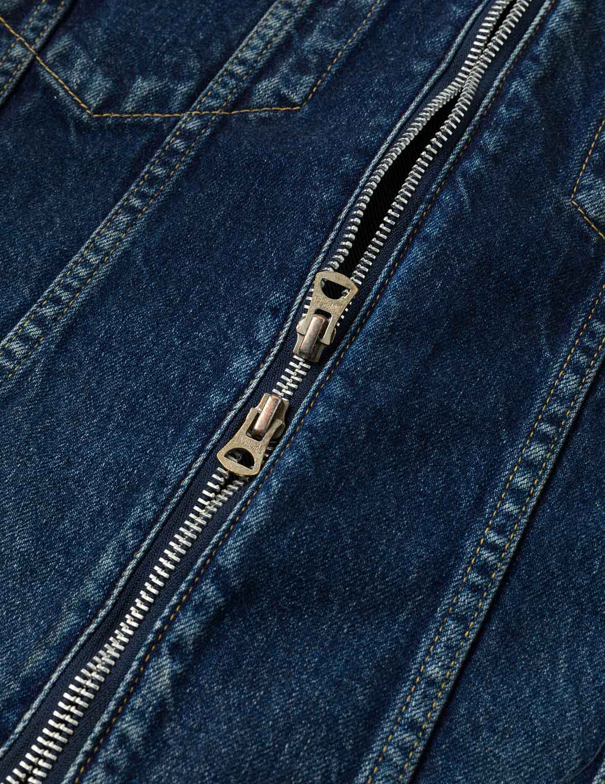 Seagull Embroidery Regular Fit Denim Rider Jacket - Image 19
