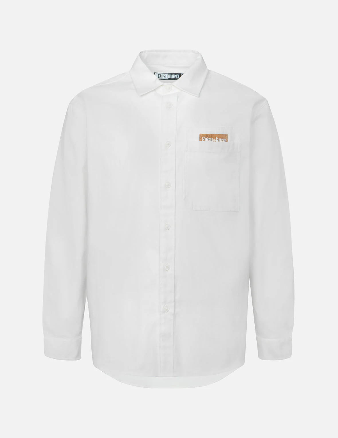 Seagull Embroidery Regular Fit Oxford Shirt - Image 5