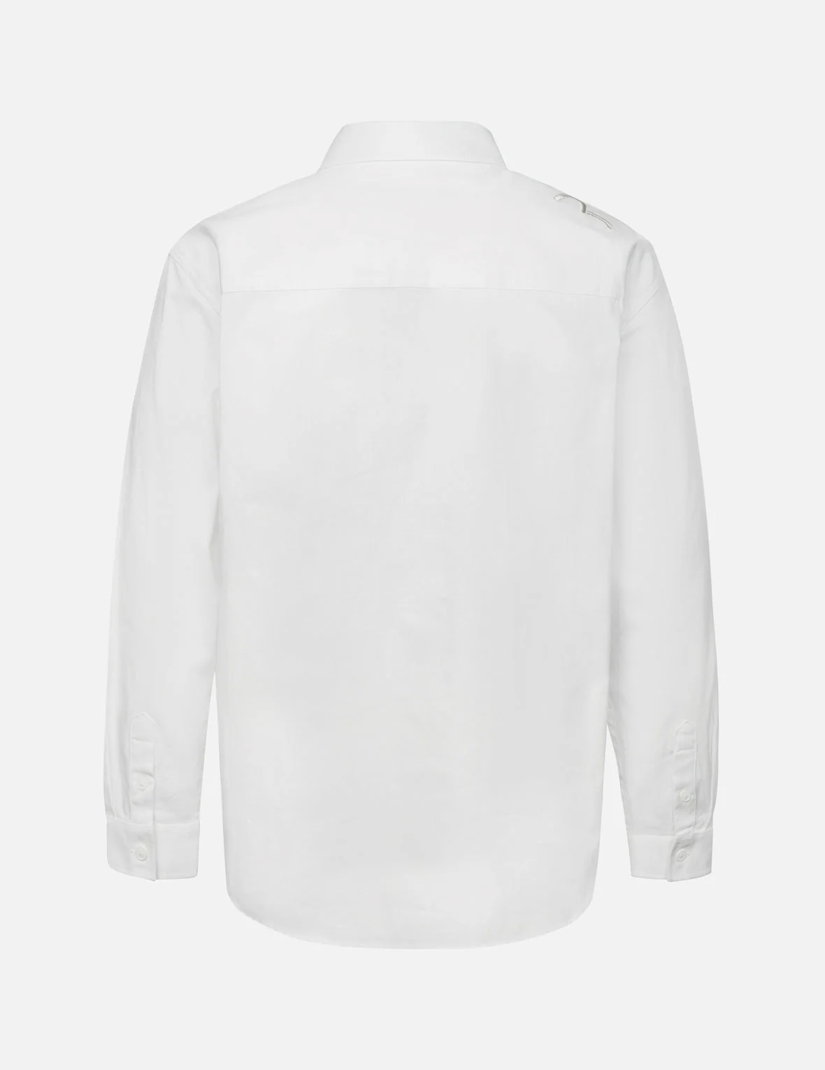 Seagull Embroidery Regular Fit Oxford Shirt - Image 6