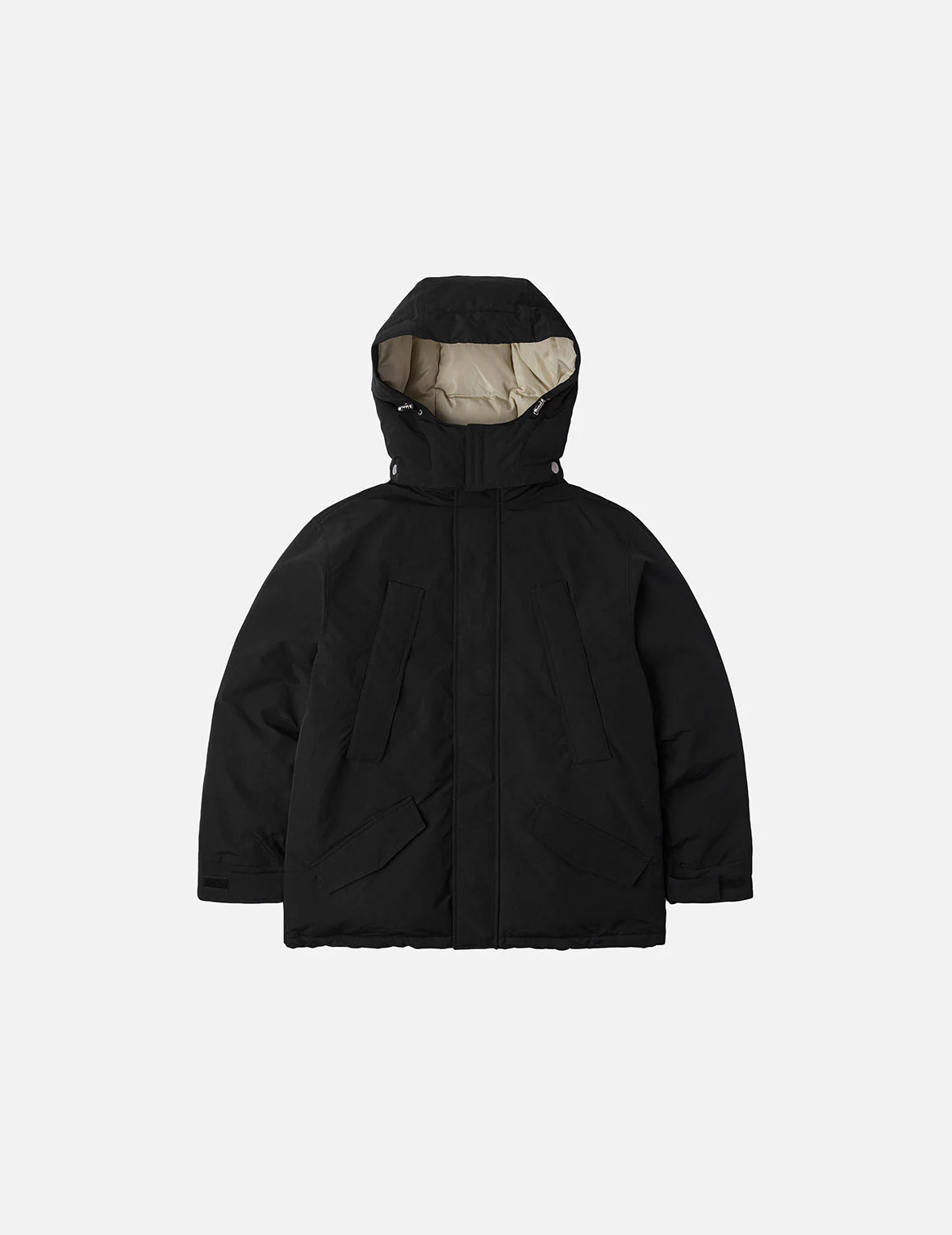 Seagull Embroidery Regular Fit Waterproof Down Jacket - Image 3