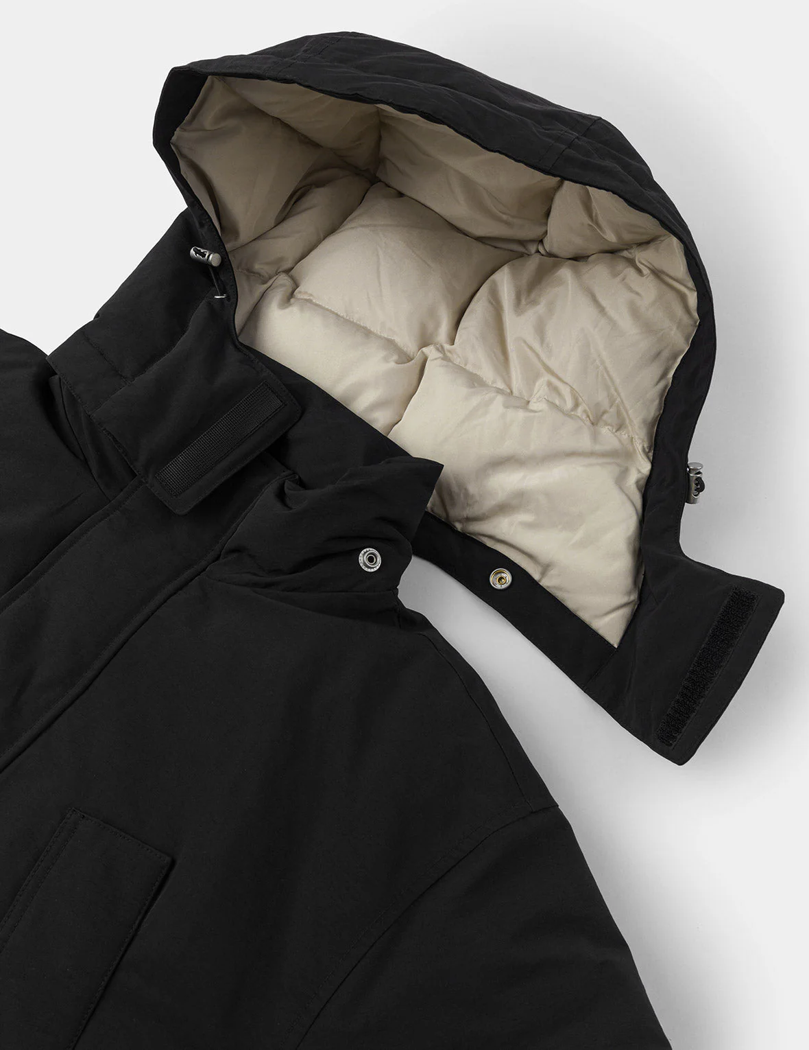 Seagull Embroidery Regular Fit Waterproof Down Jacket - Image 8