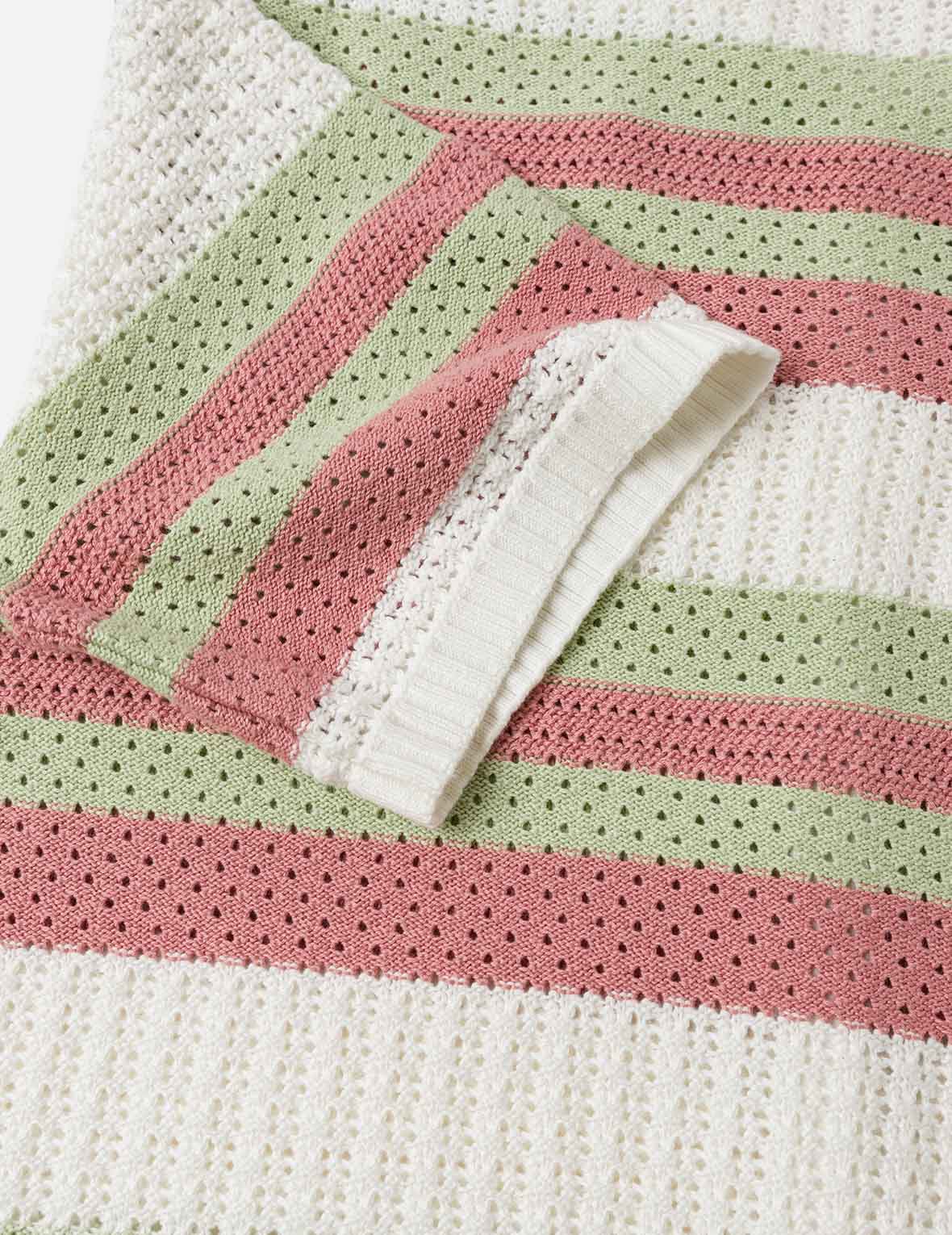 Seagull Embroidery Relax Fit Short-Sleeve Knitted Shirt - Image 9