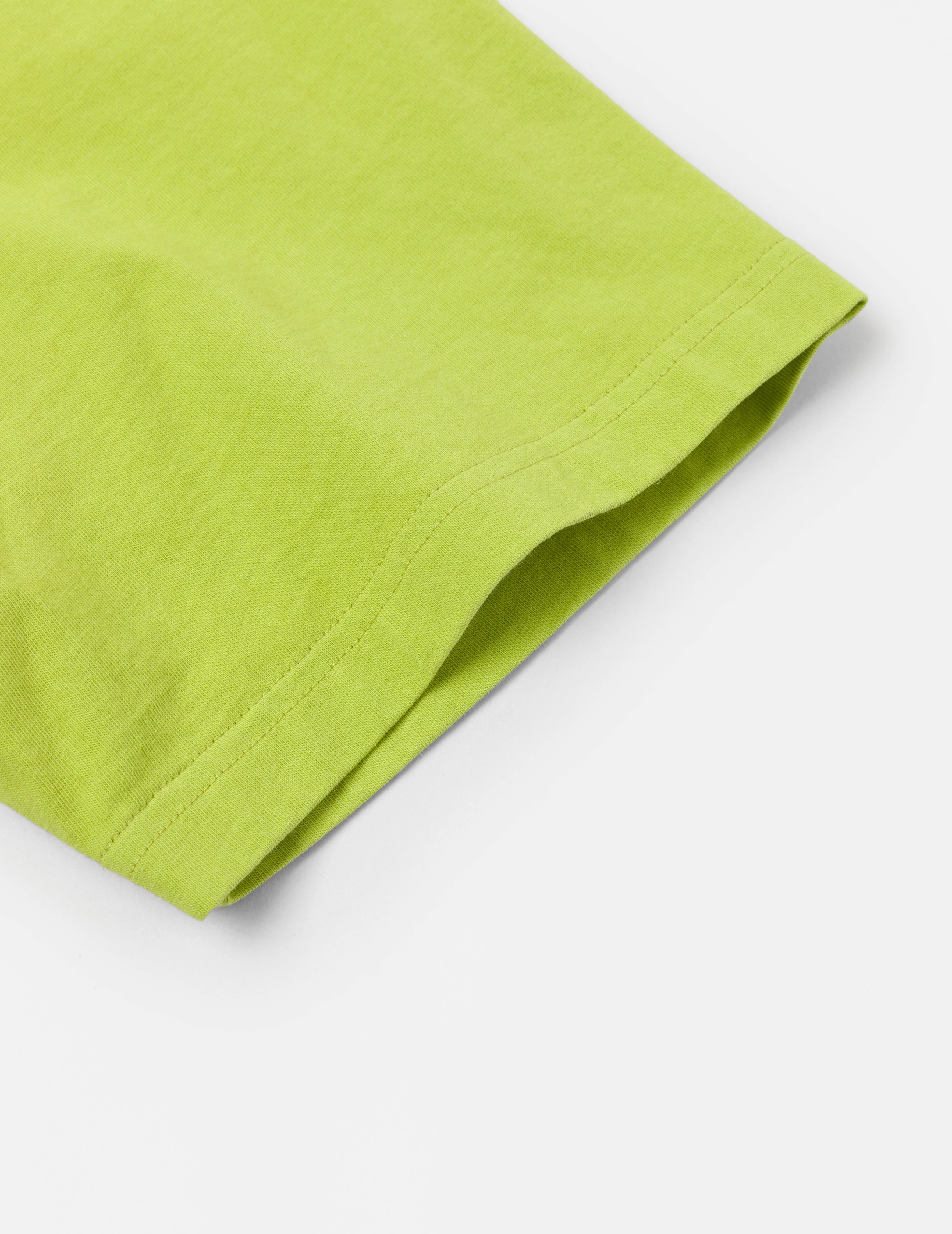 Seagull Embroidery Stitching Pocket Relax Fit T-Shirt - Image 31
