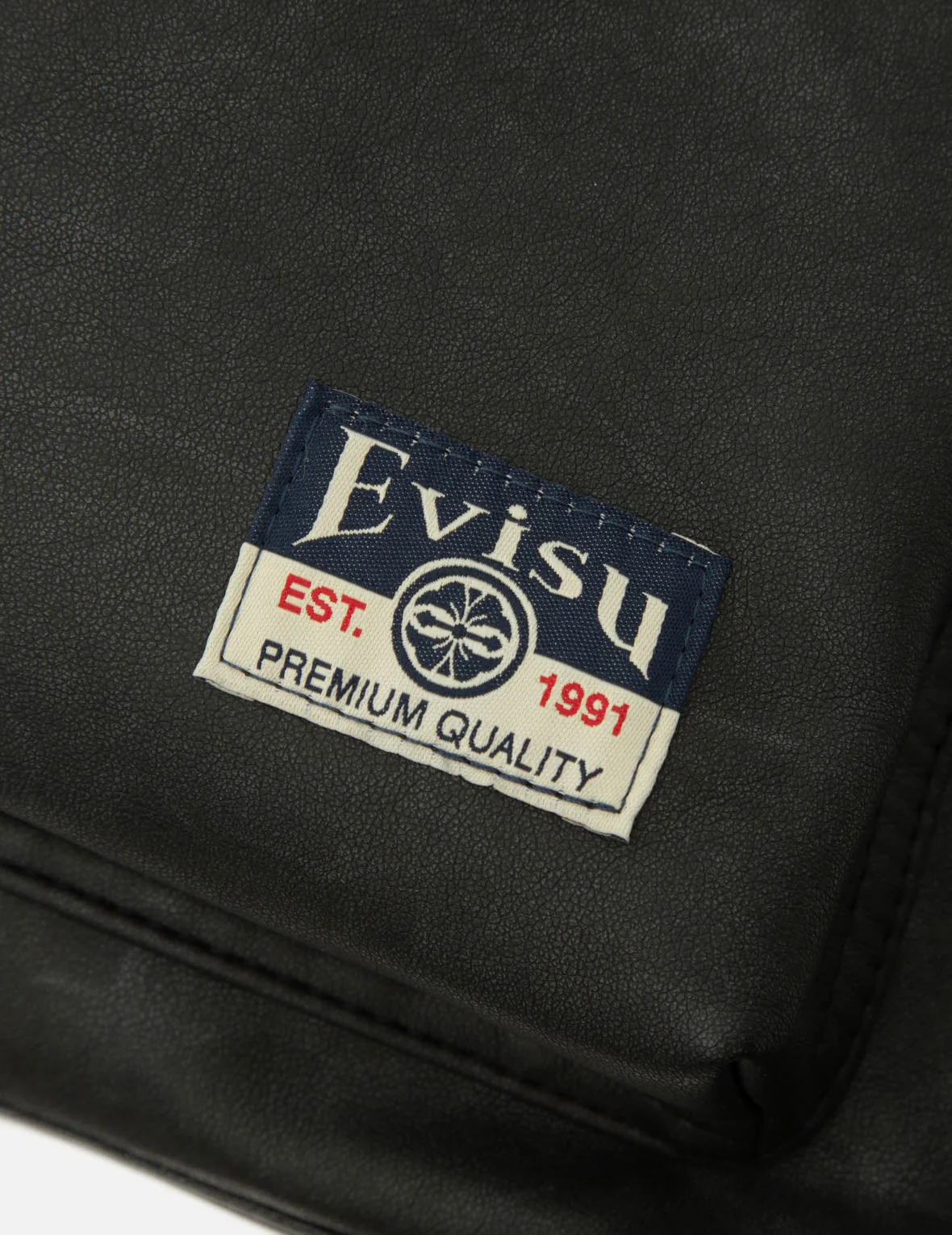 Seagull Embroidery Vegan Leather Backpack - Image 7
