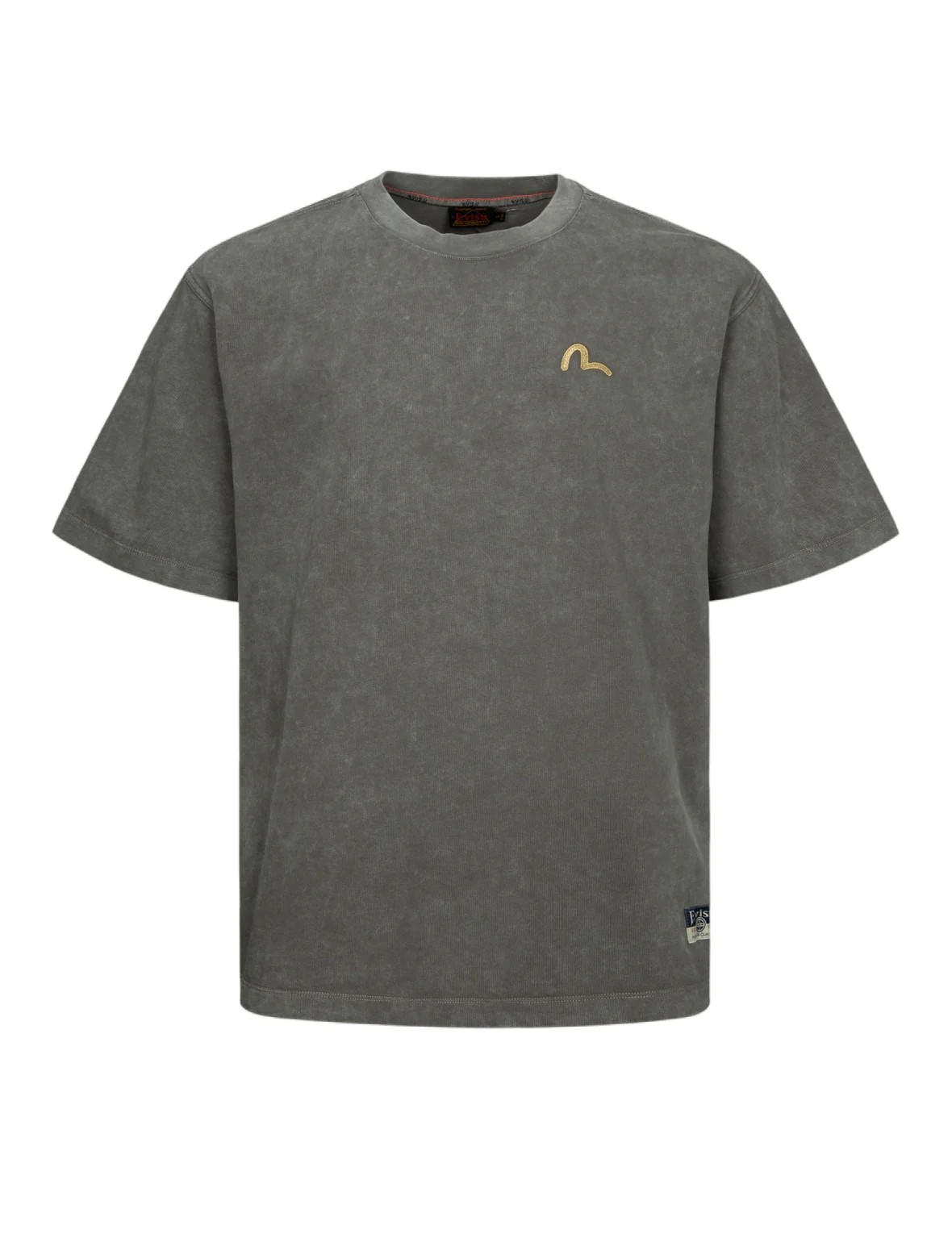 Seagull Embroidery Washed Relax Fit T-shirt - Image 11