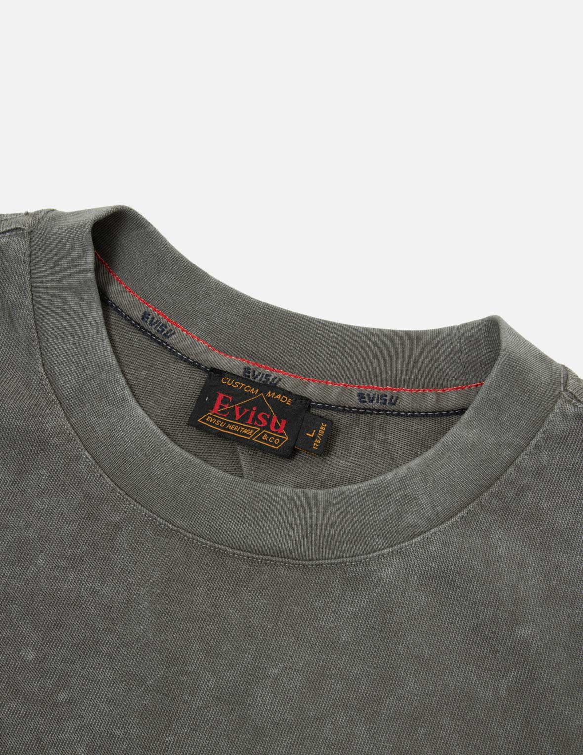 Seagull Embroidery Washed Relax Fit T-shirt - Image 7