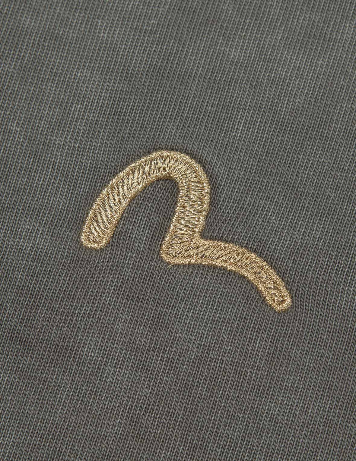 Seagull Embroidery Washed Relax Fit T-shirt - Image 8