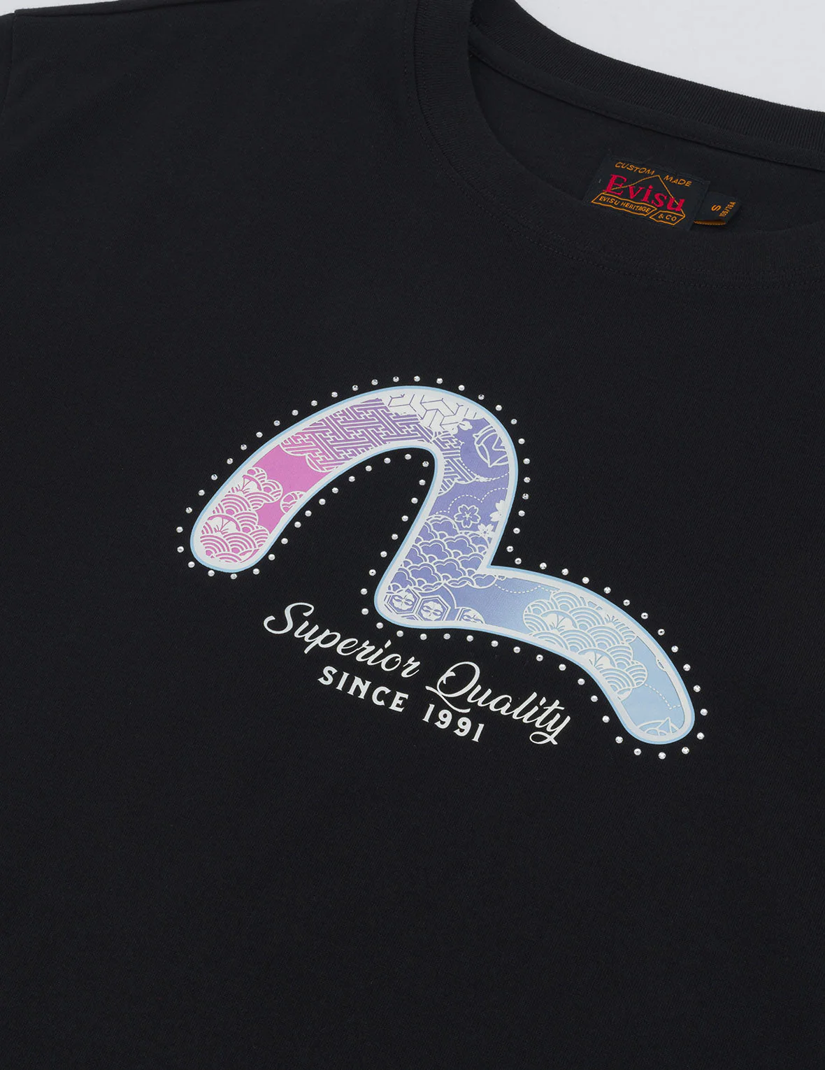 Seagull Foil Print Boyfriend T-shirt - Image 10