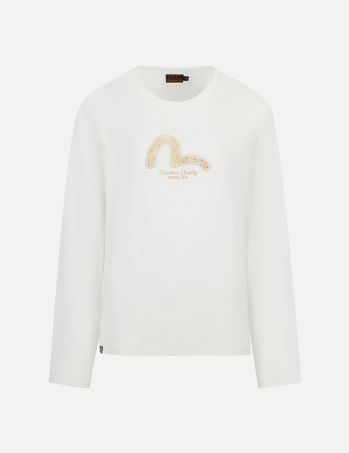 Seagull Foil Print with Studs Regular Fit T-shirt