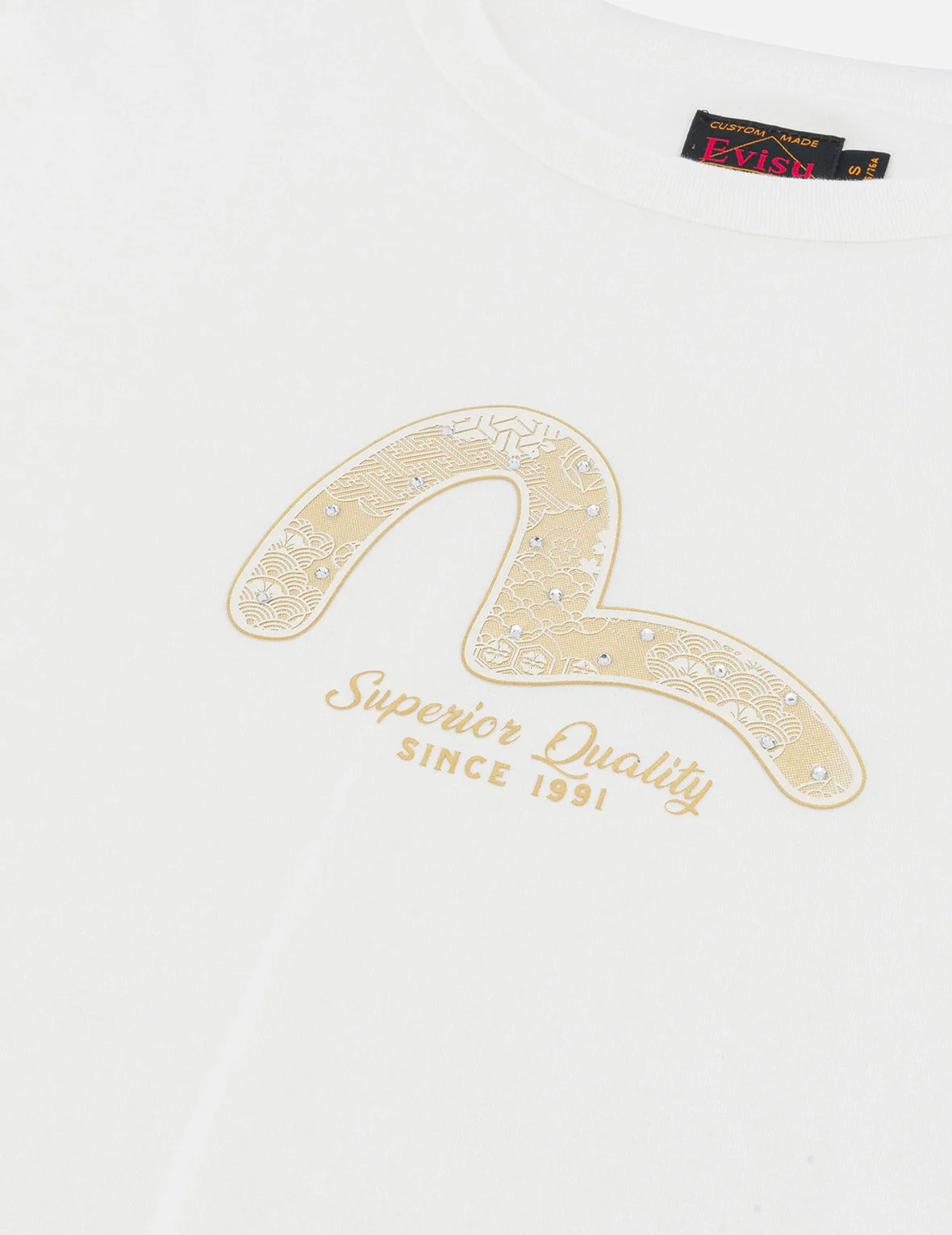 Seagull Foil Print with Studs Regular Fit T-shirt - Image 5